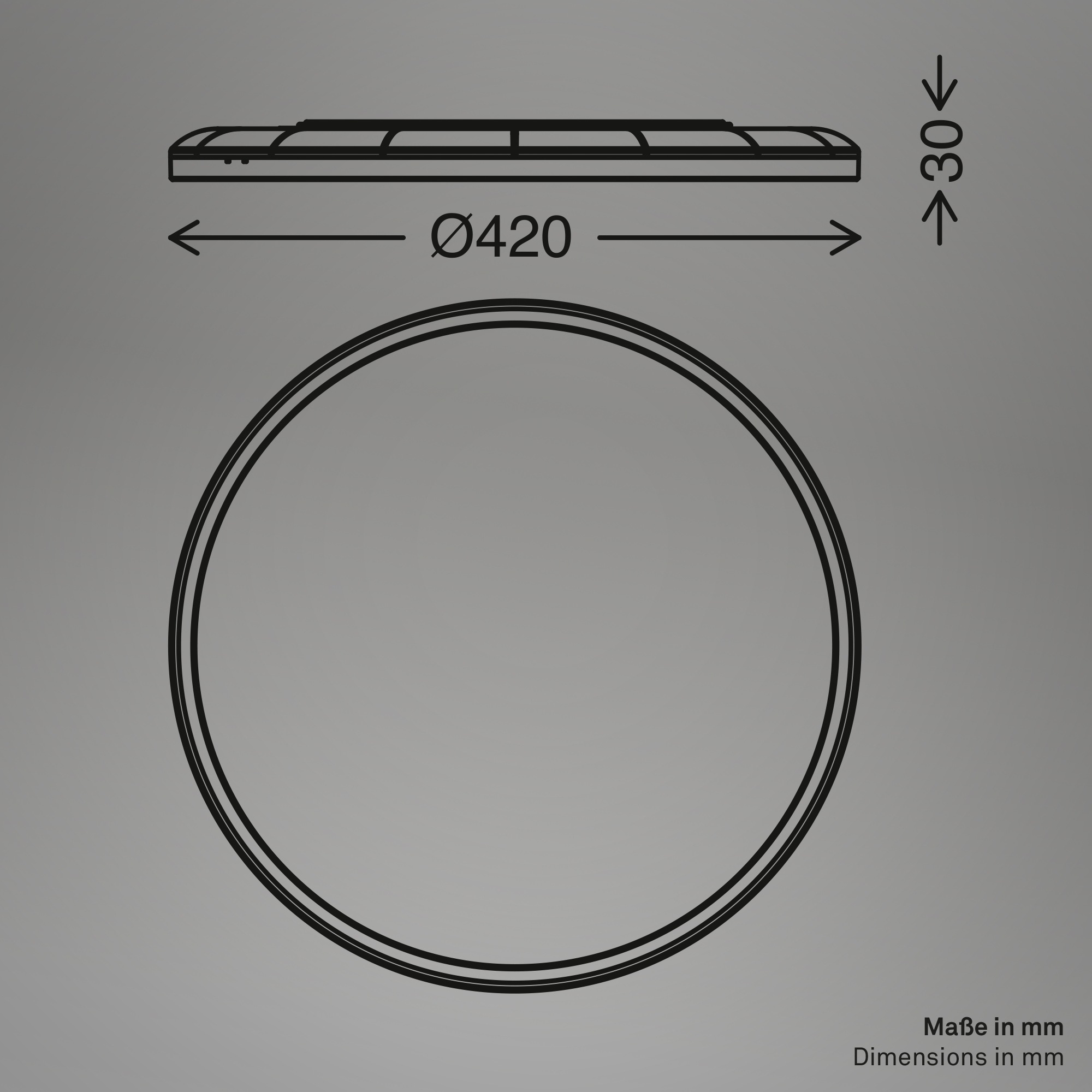 Briloner Leuchten LED Panel »TARA 7694016«
