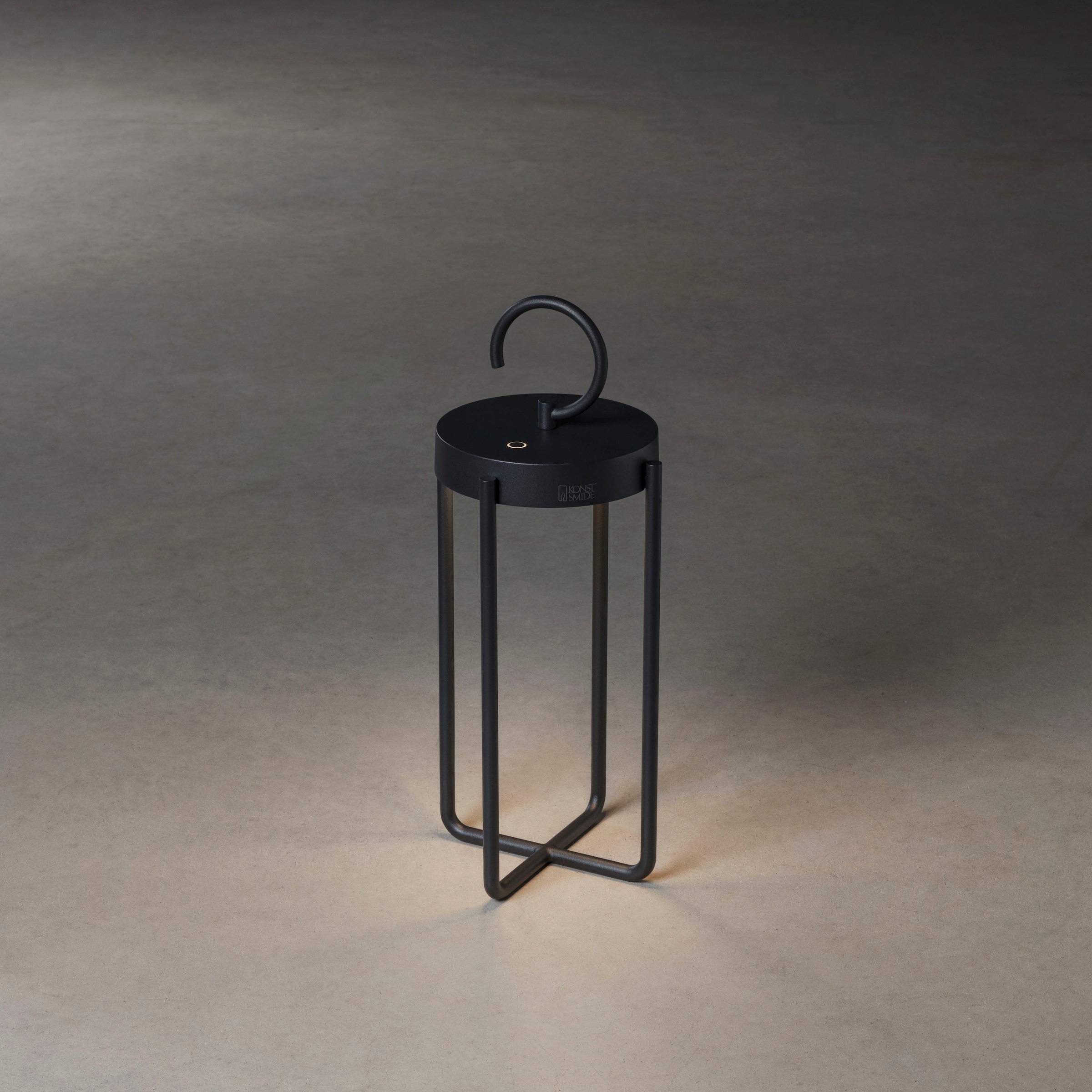 KONSTSMIDE LED Laterne »Manorola« LED-Modul 2 Stk. Warmweiß Manorola LED USB-Latene klein schwarz, dimmbar 2700K/3000K