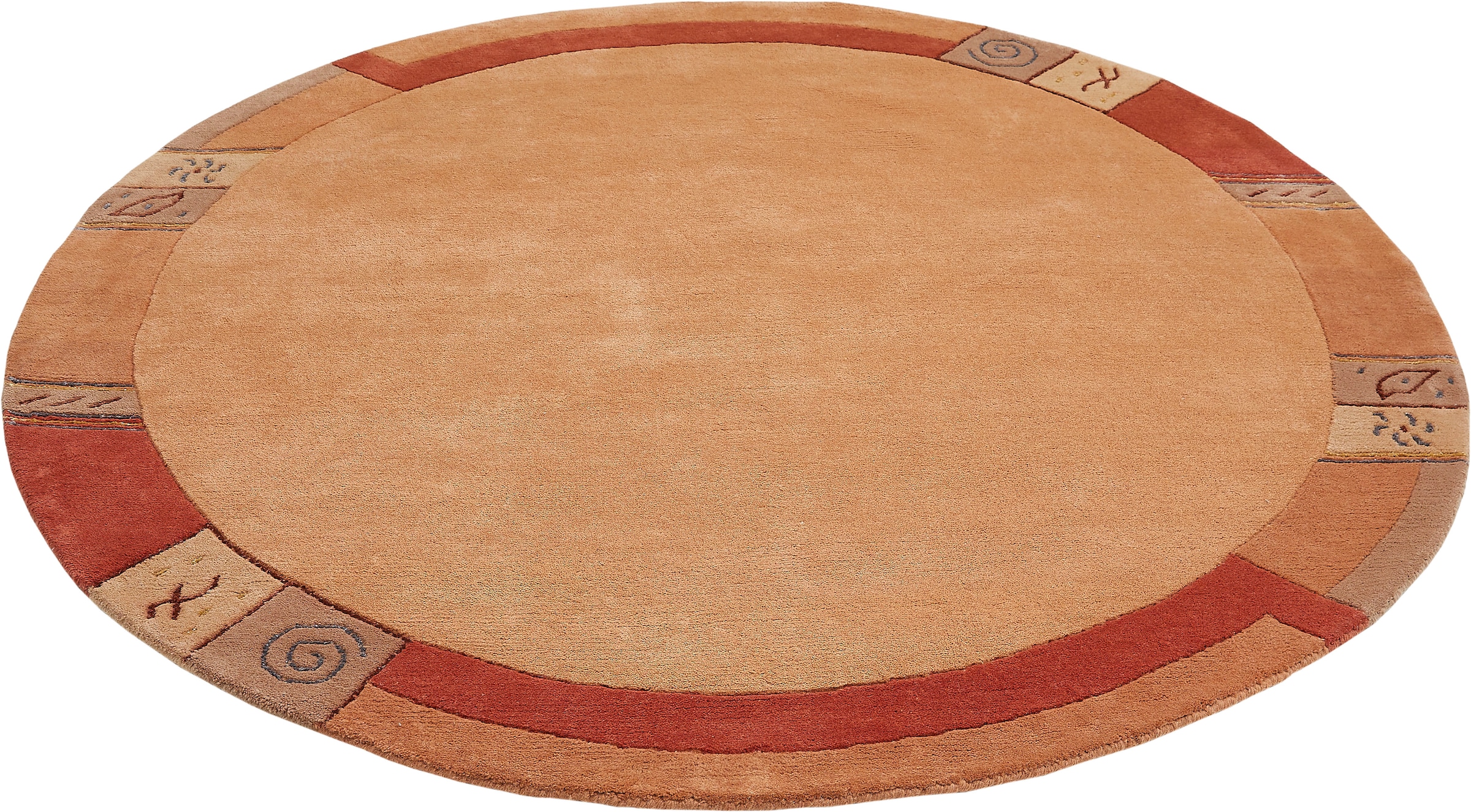 LUXOR living Wollteppich »India« ovali 20 mm aukšti...