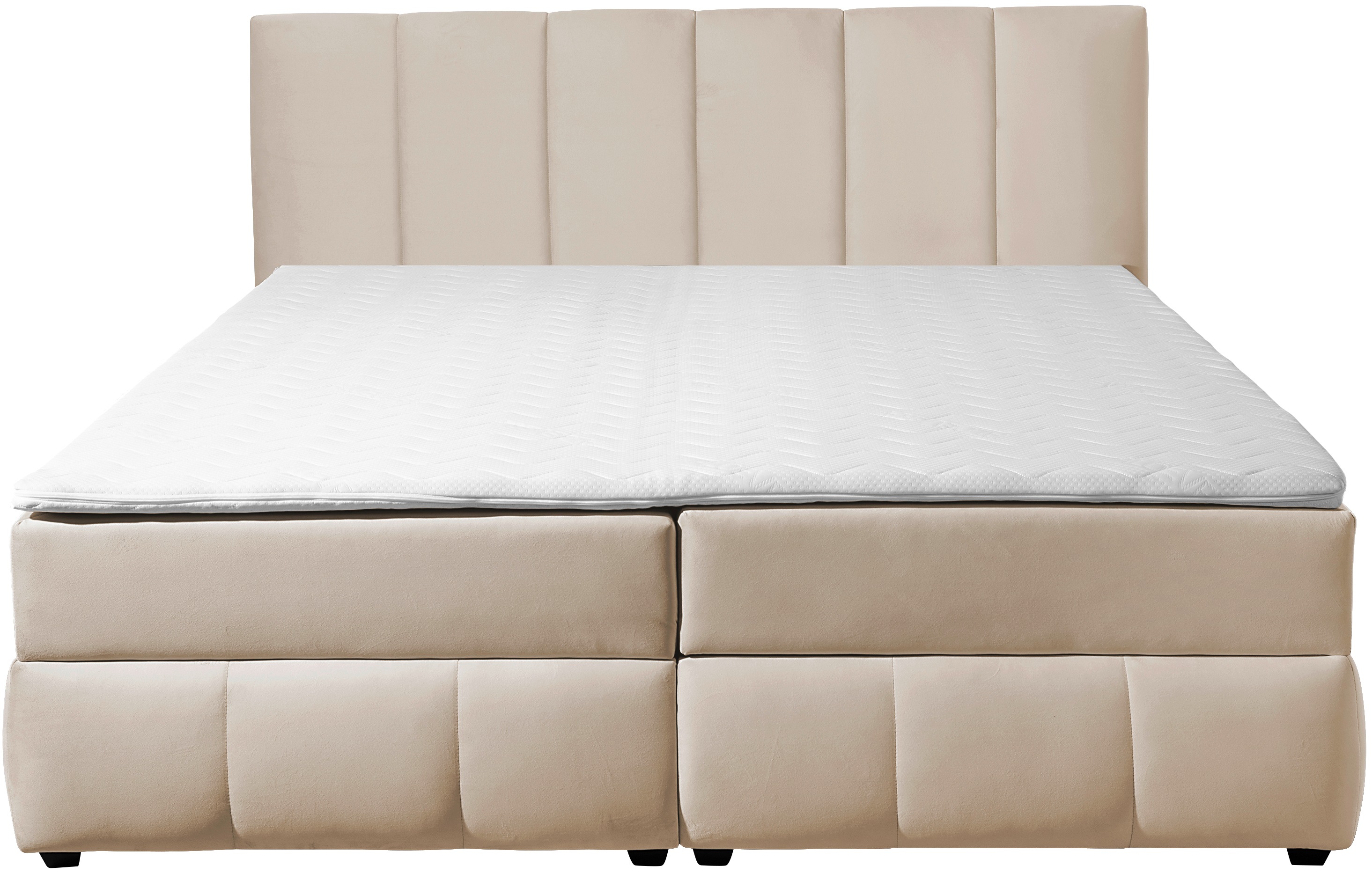 Thumbnail - INOSIGN Boxbett "Hartley inkl. Bettkasten und Topper, auch in Überlänge erhältlich" wahlweise mit Bonnell- oder TTFK-Mat...