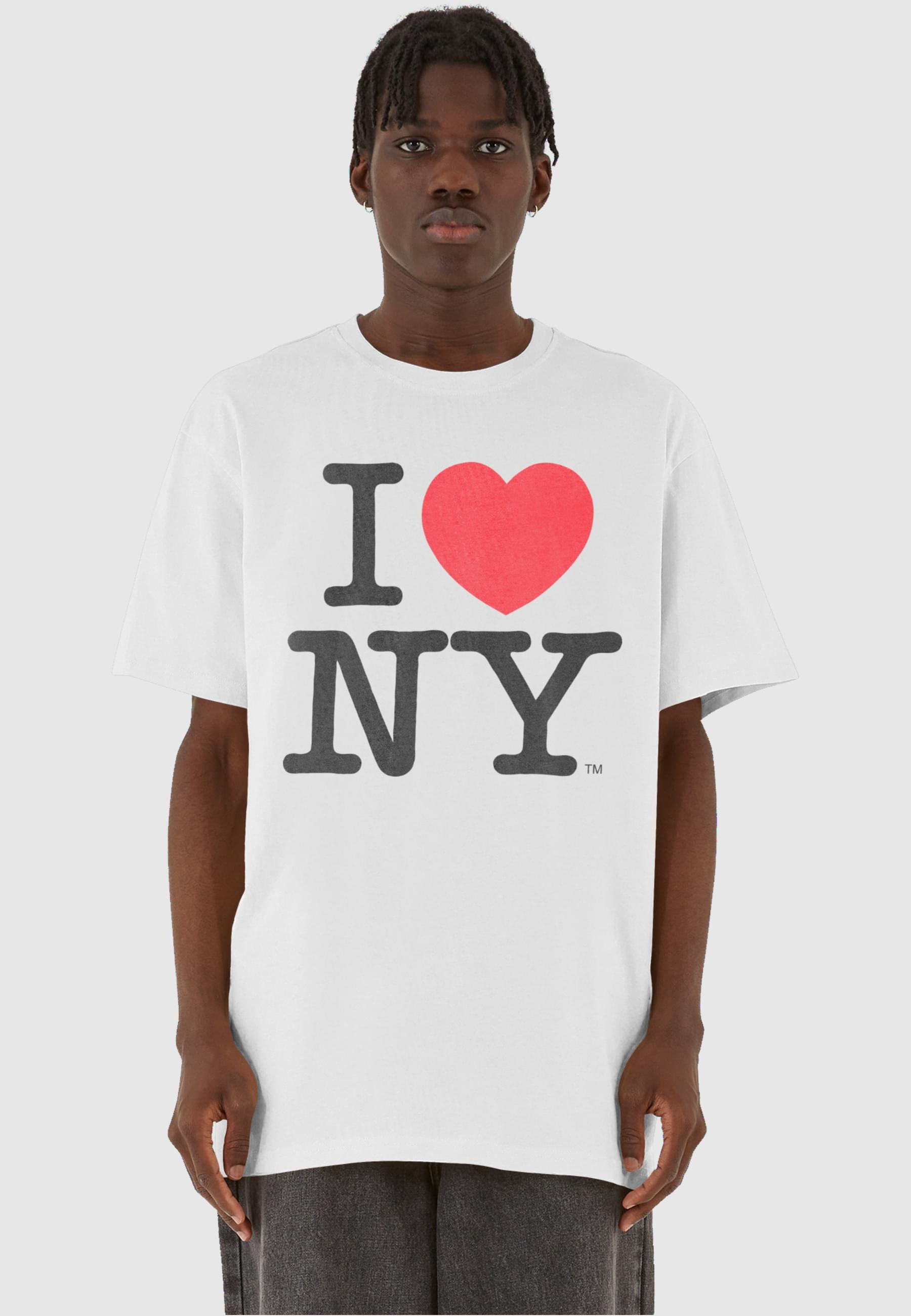 Thumbnail - Merchcode T-Shirt "Merchcode Herren I Love NY Oversize Tee" 1 Stk.