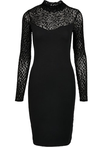 URBAN CLASSICS Stillkleid »Damen Ladies Flock Lace vė...