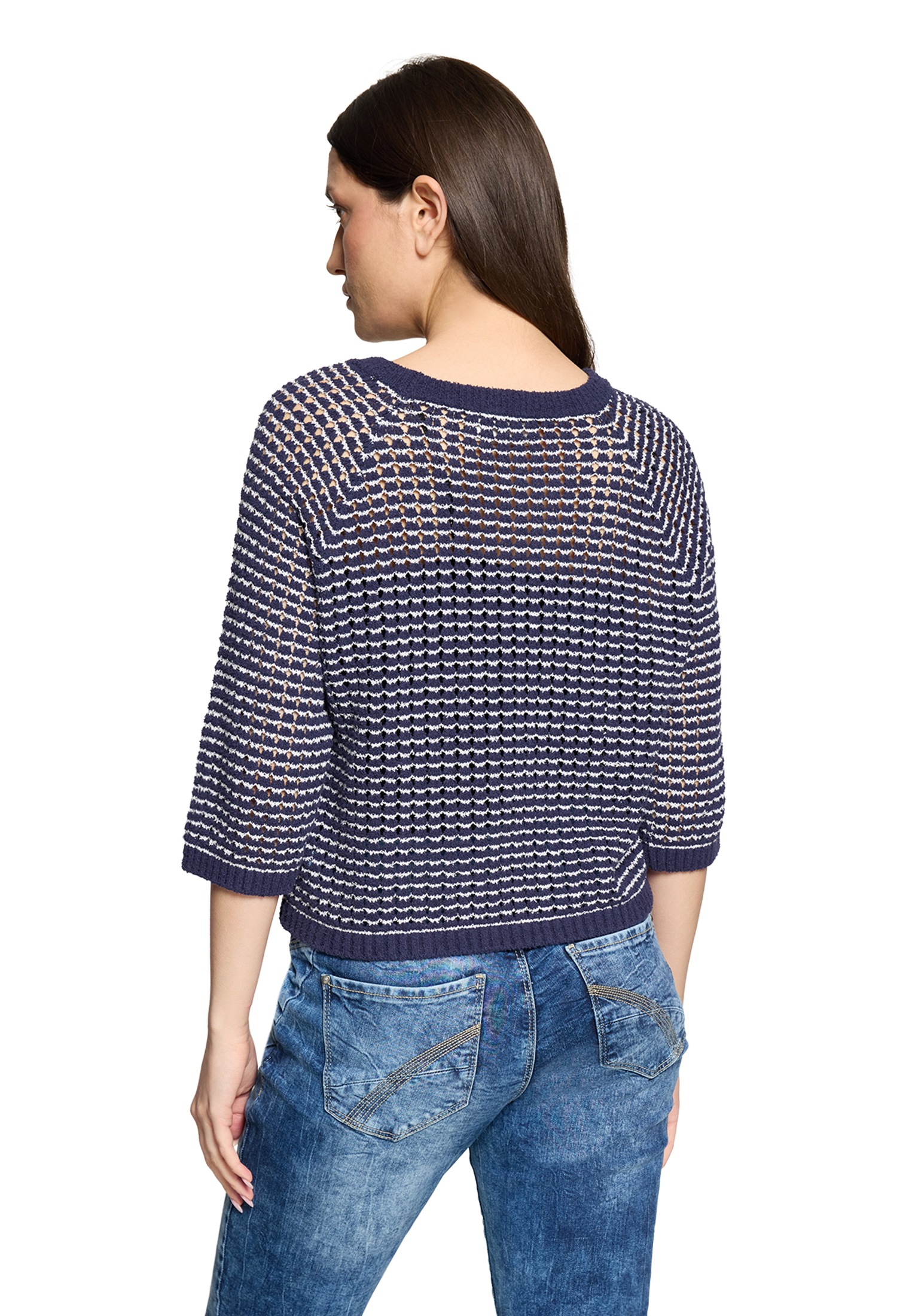 Cartoon Strickpullover »Damen mit Rundhalsausschnitt« 1 tlg.