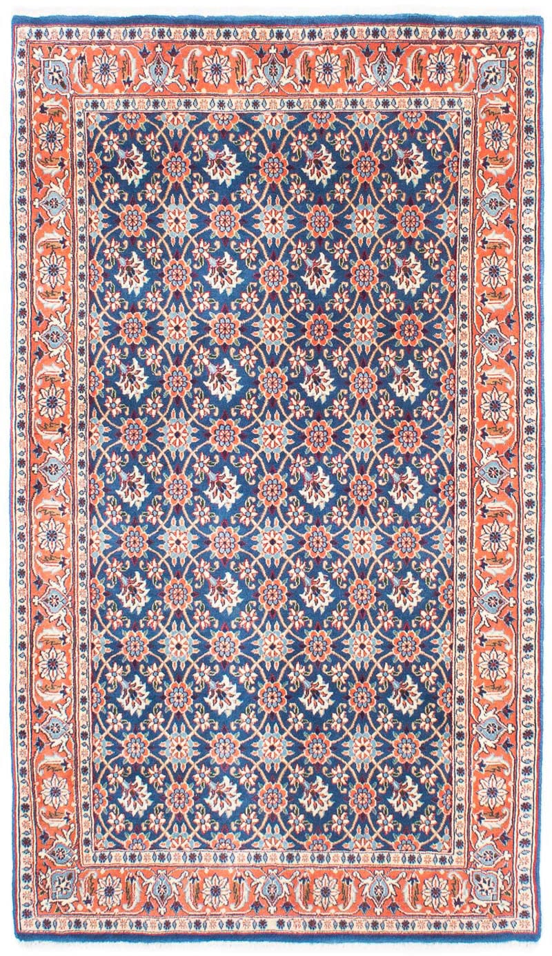 morgenland Orientteppich »Perser - Nomadic - 200 x 115 cm - blau«, rechteckig, Wohnzimmer, Handgeknüpft, Einzelstück mit Zertifikat