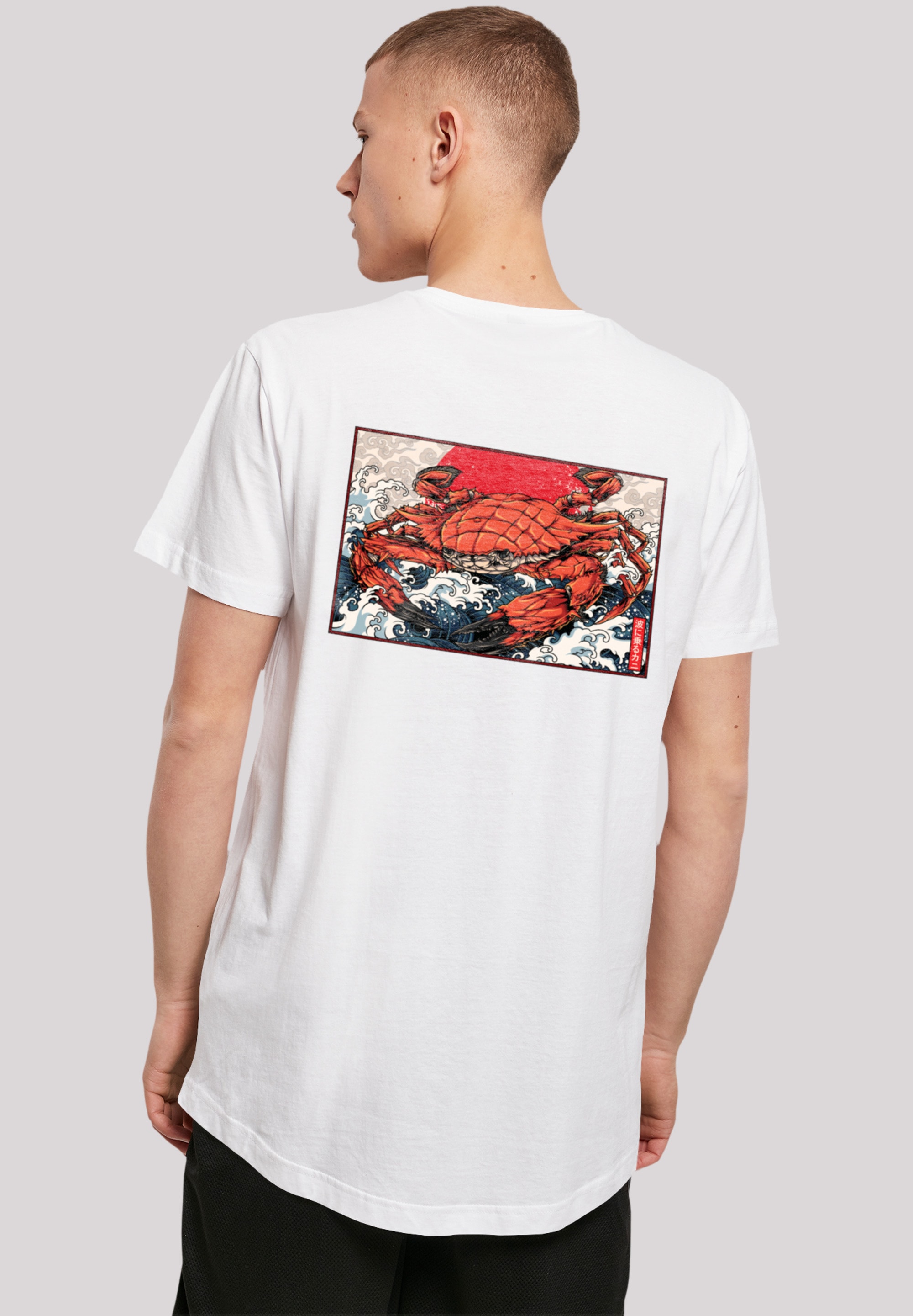 F4NT4STIC T-Shirt "Welle Crab Japan", Print günstig online kaufen