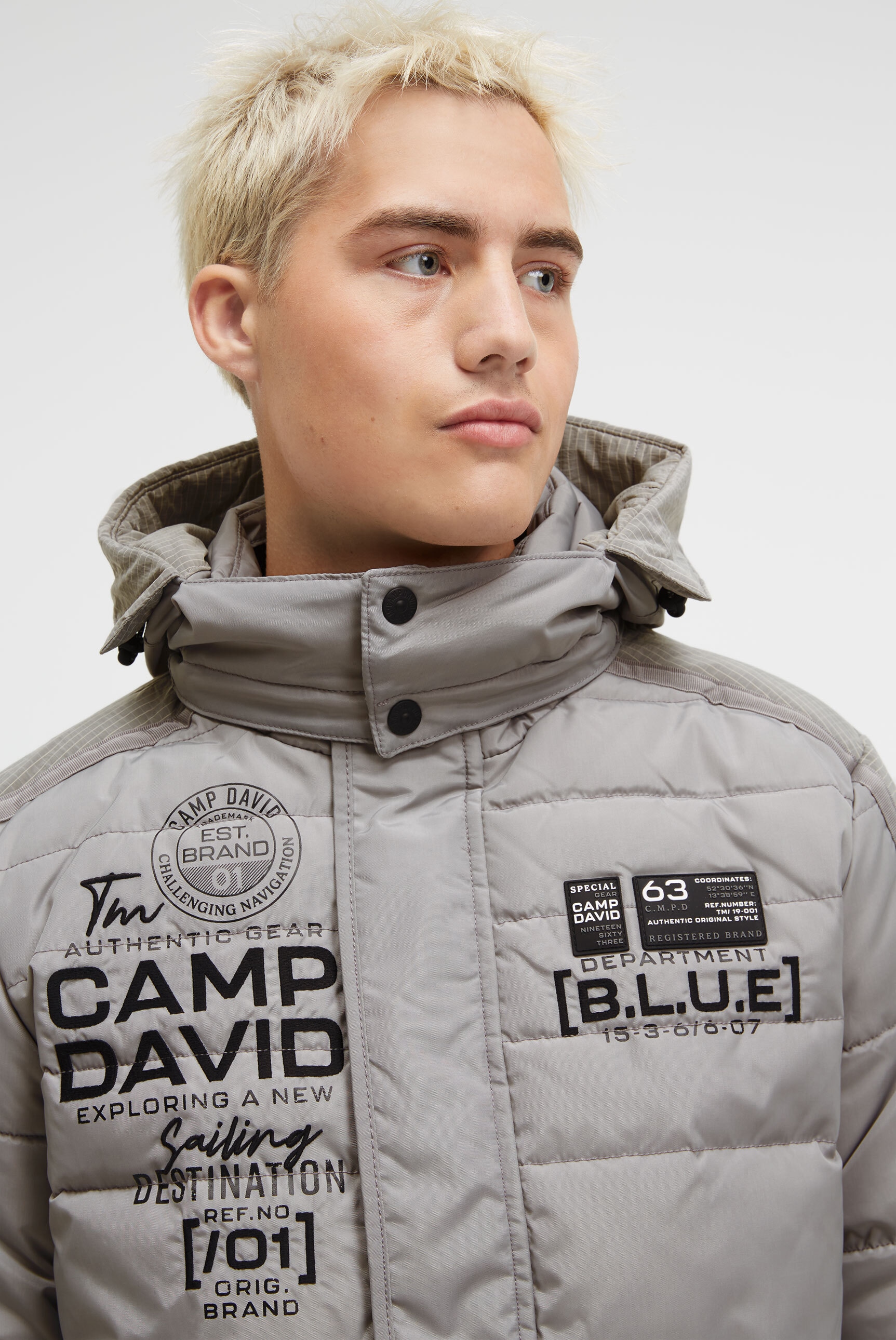 CAMP DAVID Winterjacke, mit Kapuze, mit abtrennbarer Kapuze