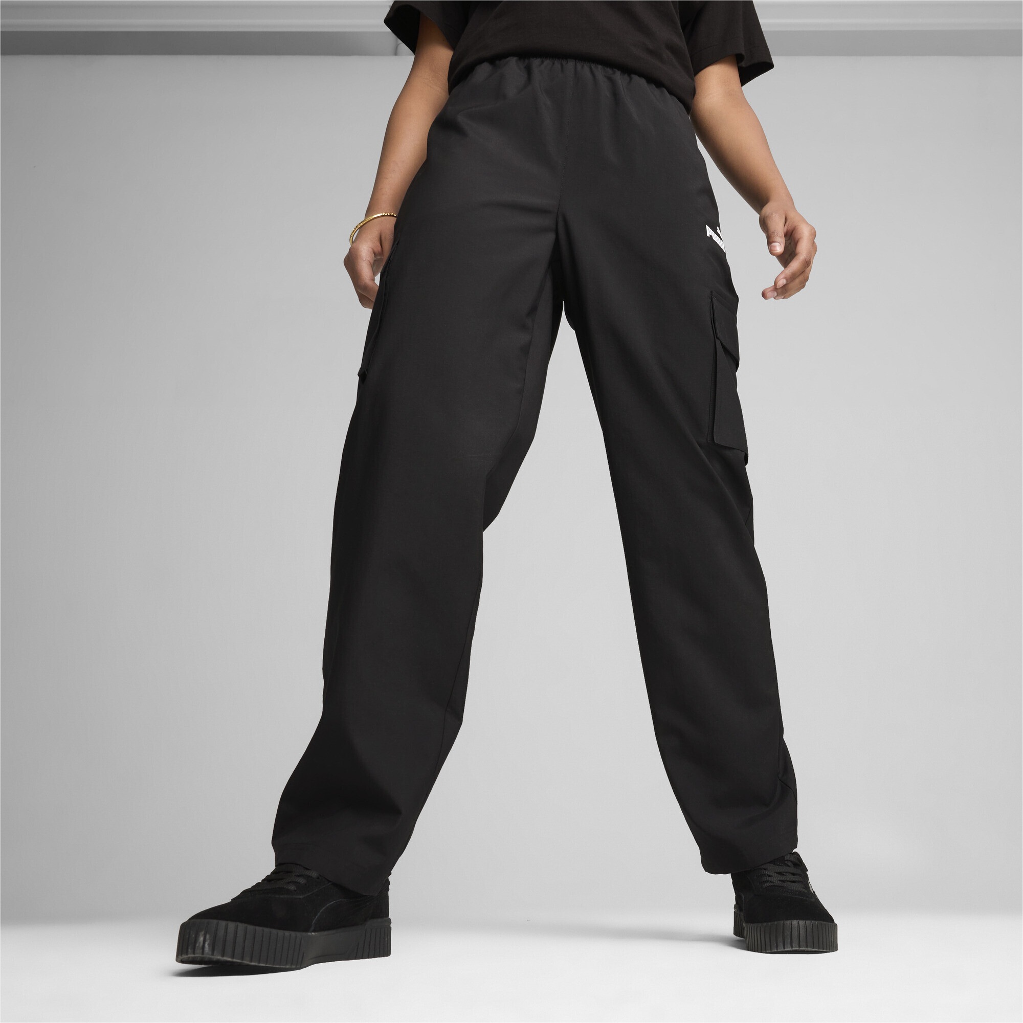 PUMA Sporthose »PUMA POWER Gewebte Cargohose Damen«