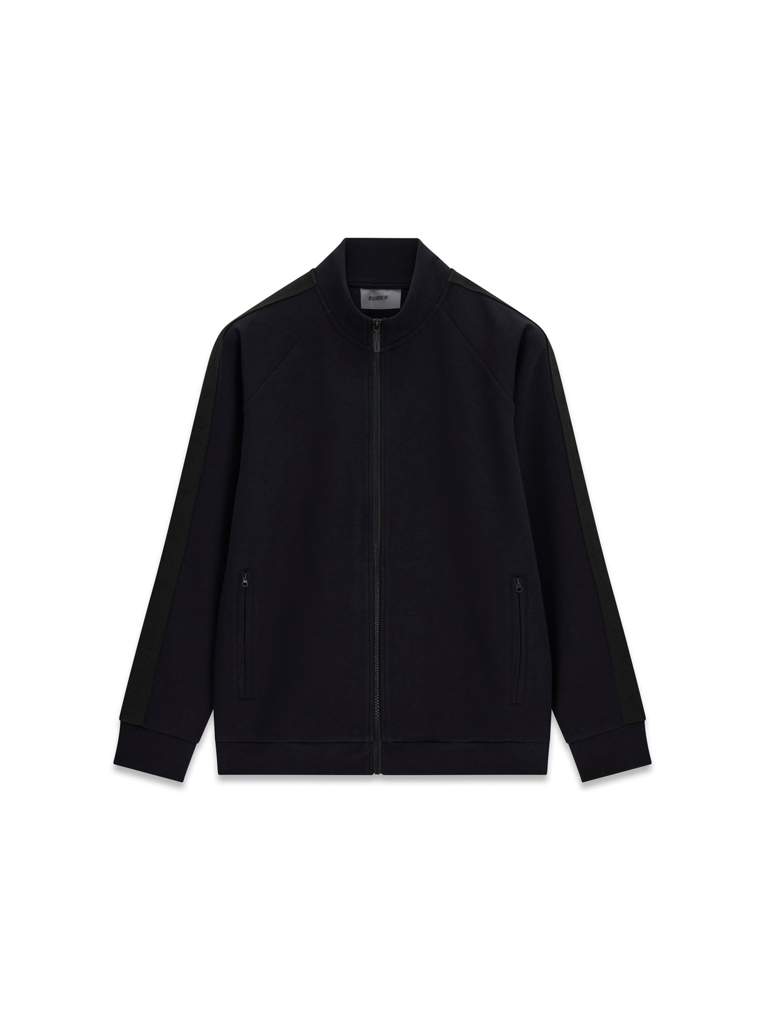 Guess Sweatjacke »THOR« Stehkragen, Regular Fit, Reißverschlusstaschen