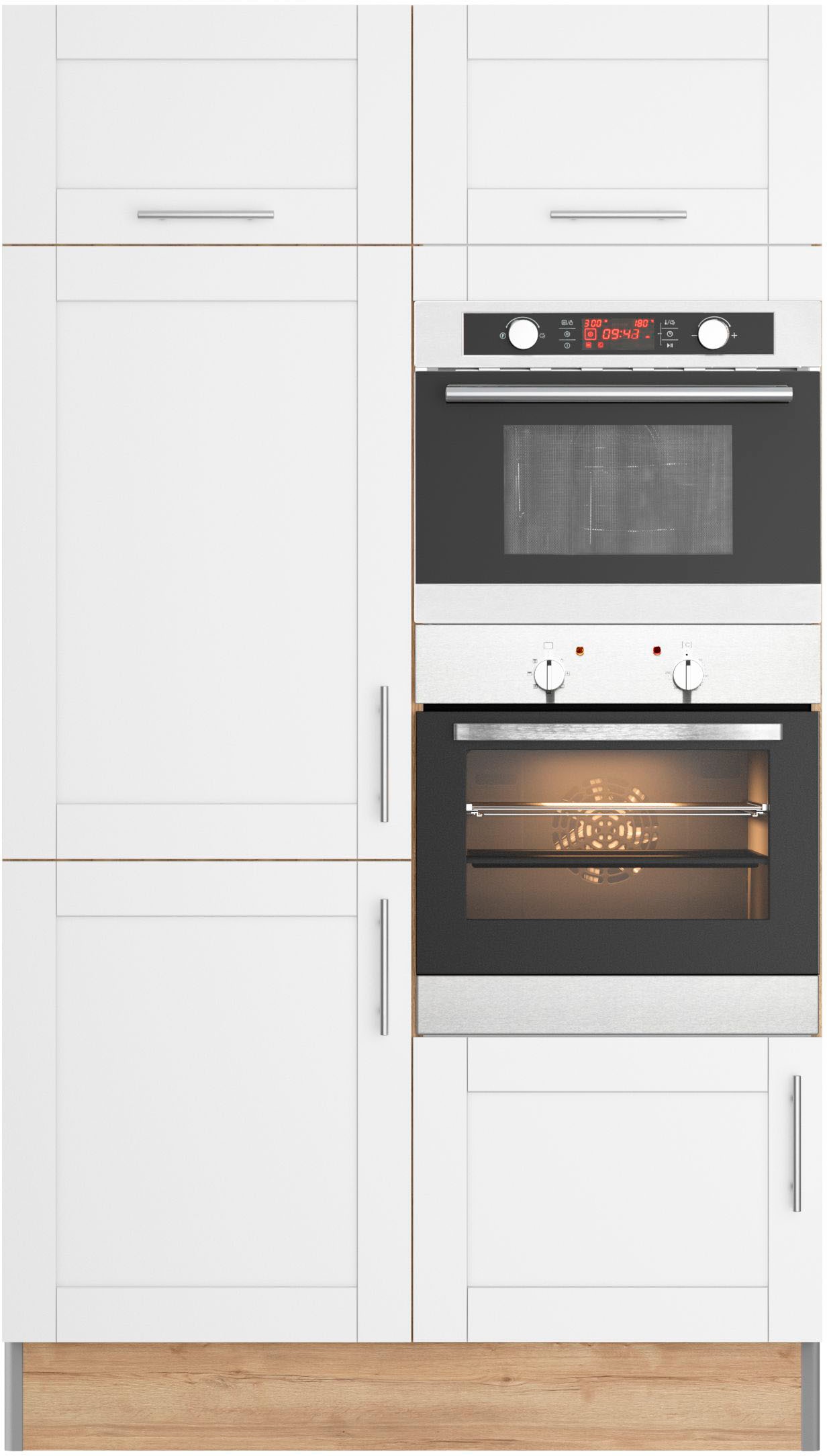 OPTIFIT Küche "Ahus", 120 cm breit, ohne E-Geräte, Soft Close Funktion