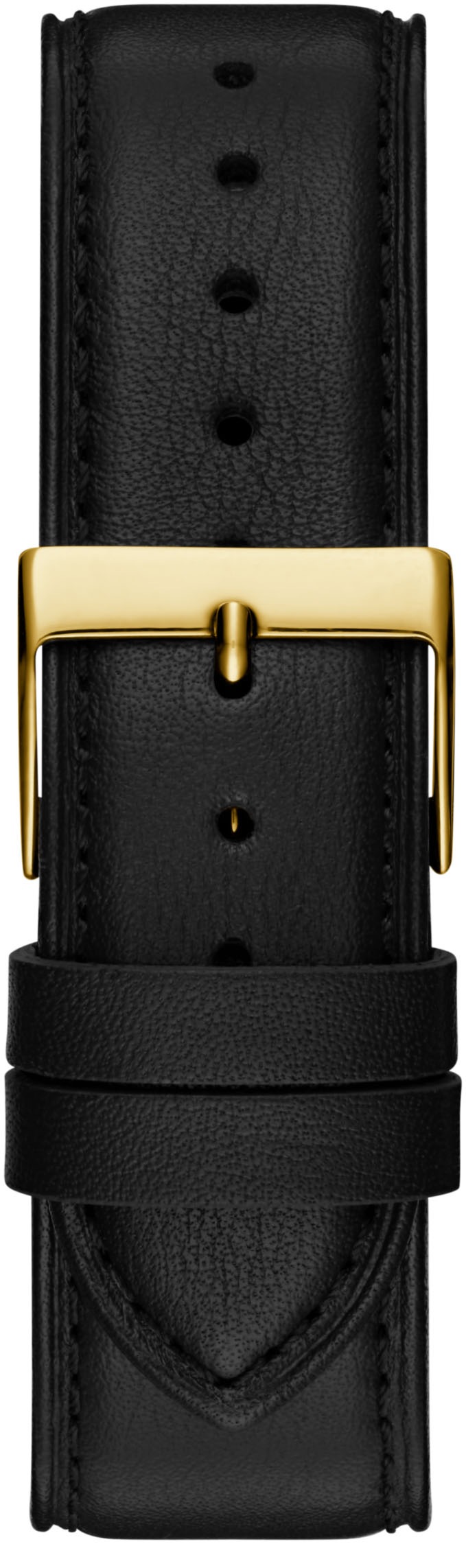 Guess Quarzuhr »DEX«, Armbanduhr, Herrenuhr, Lederarmband, Mineralglas, analog