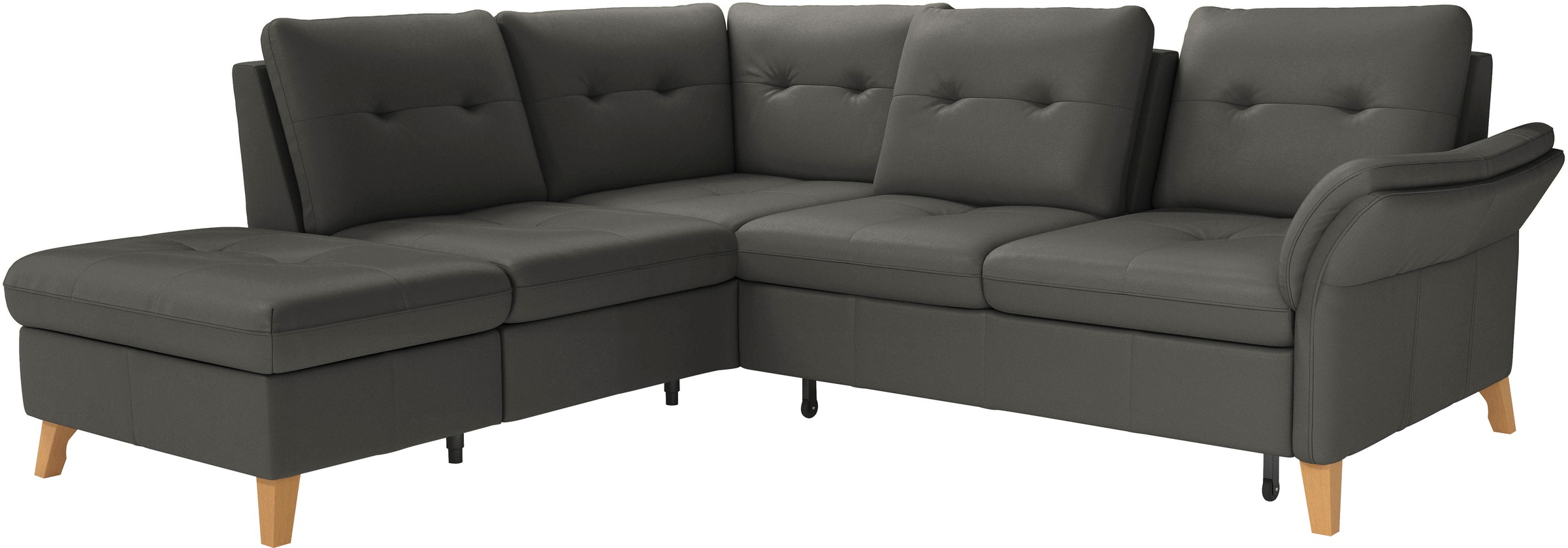Thumbnail - sit&more Ecksofa "Göteborg", inkl. Sitztiefenverstellung, wahlweise mit Bettfunktion & Bettkasten