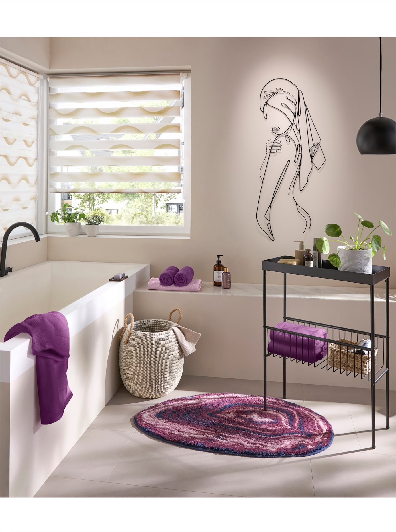 heine home Seitenzugrollo halbtransparent günstig online kaufen