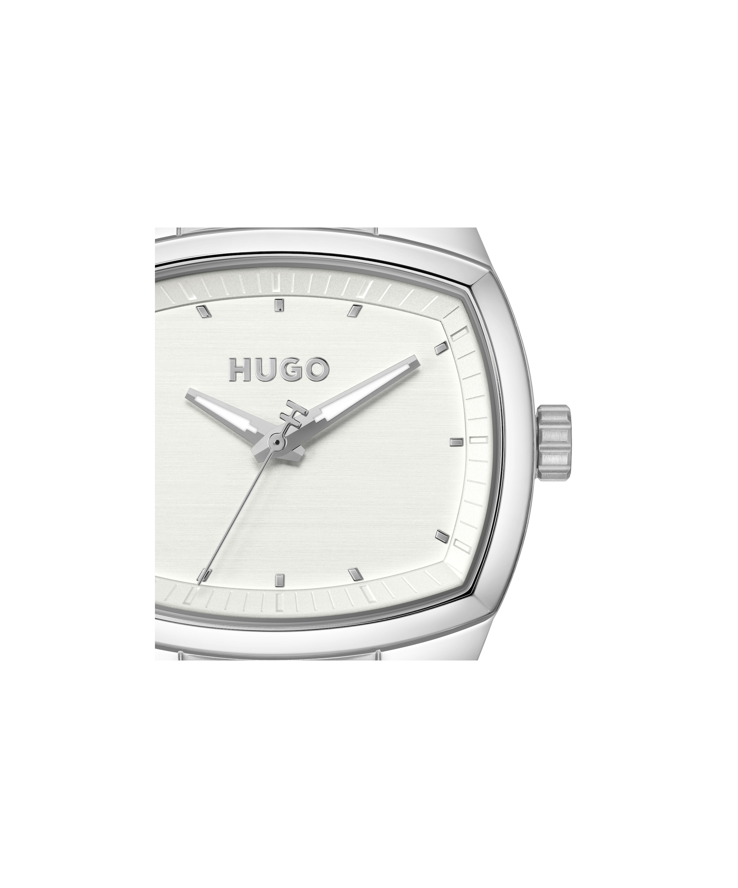 HUGO Quarzuhr »#TELLY« Armbanduhr, Herrenuhr, Edelstahlarmband, analog