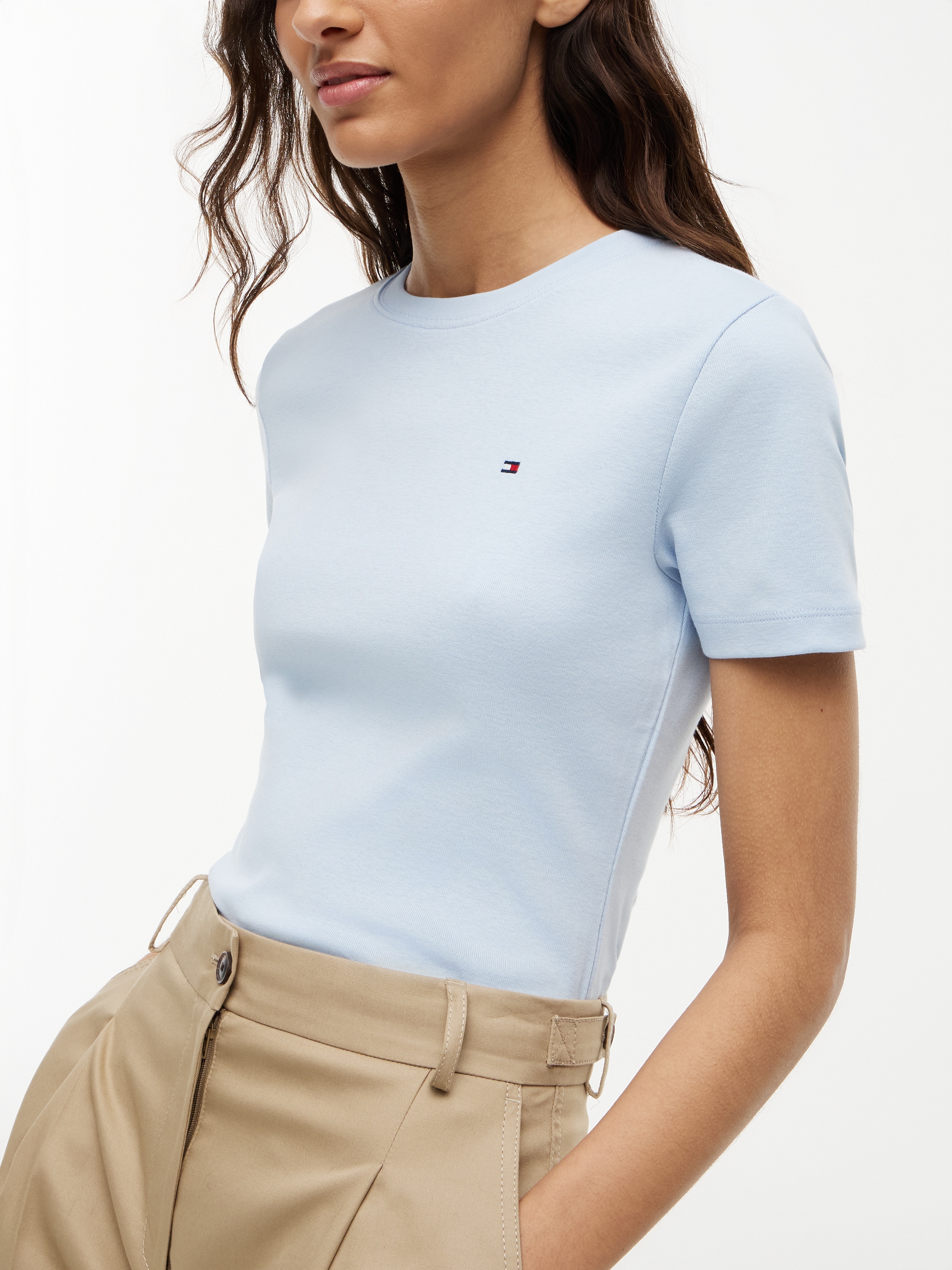 Tommy Hilfiger T-Shirt "SLIM CODY C-NK" Baumwolle, slim fit