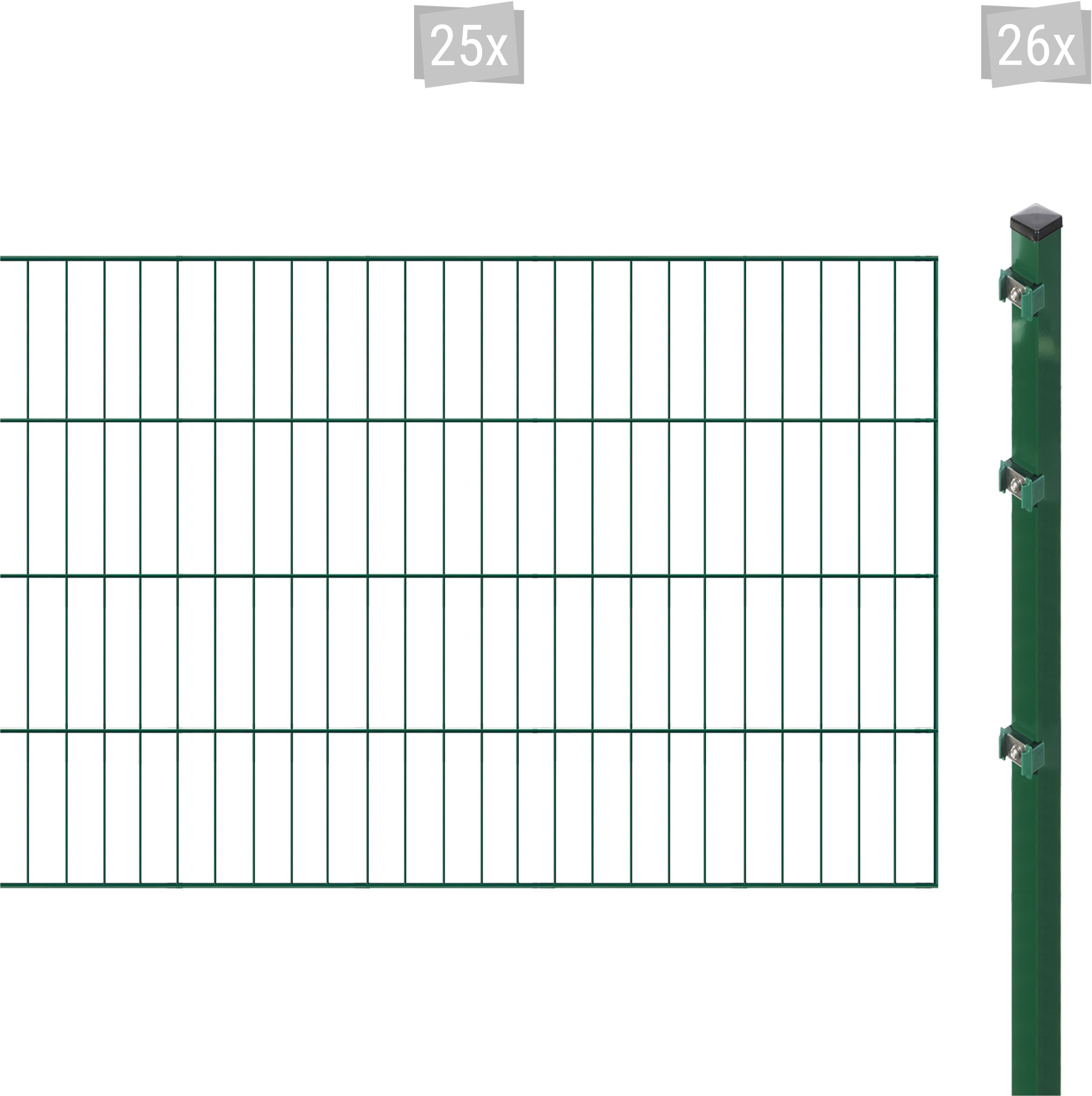 Arvotec "ESSENTIAL 80 zum Aufschrauben" Zaunhöhe 80 cm, Zaunlänge 2 - 60 m