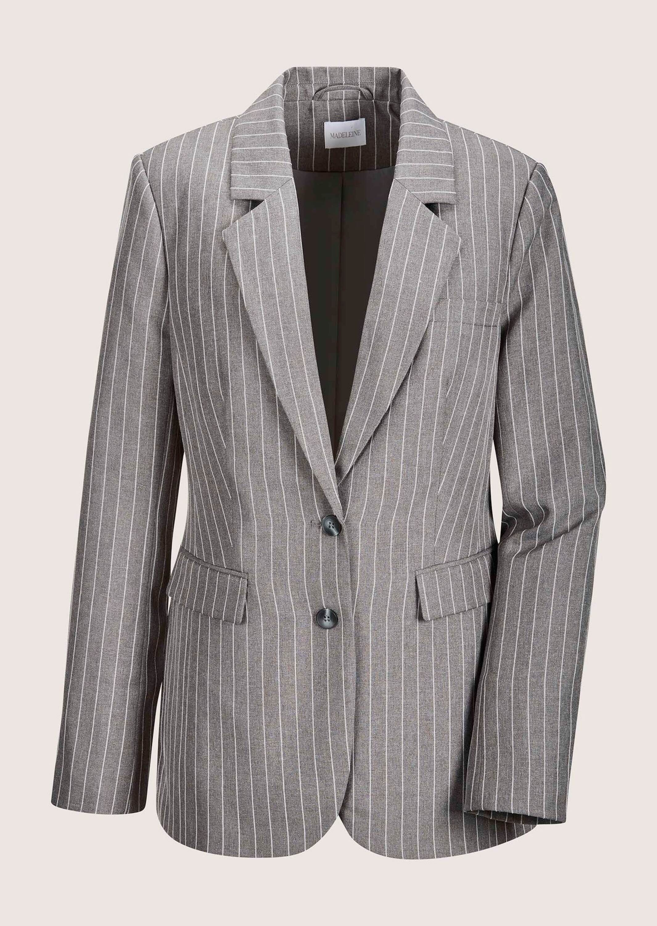 MADELEINE Jackenblazer "Blazer Longblazer mit Nadelstreifen" günstig online kaufen