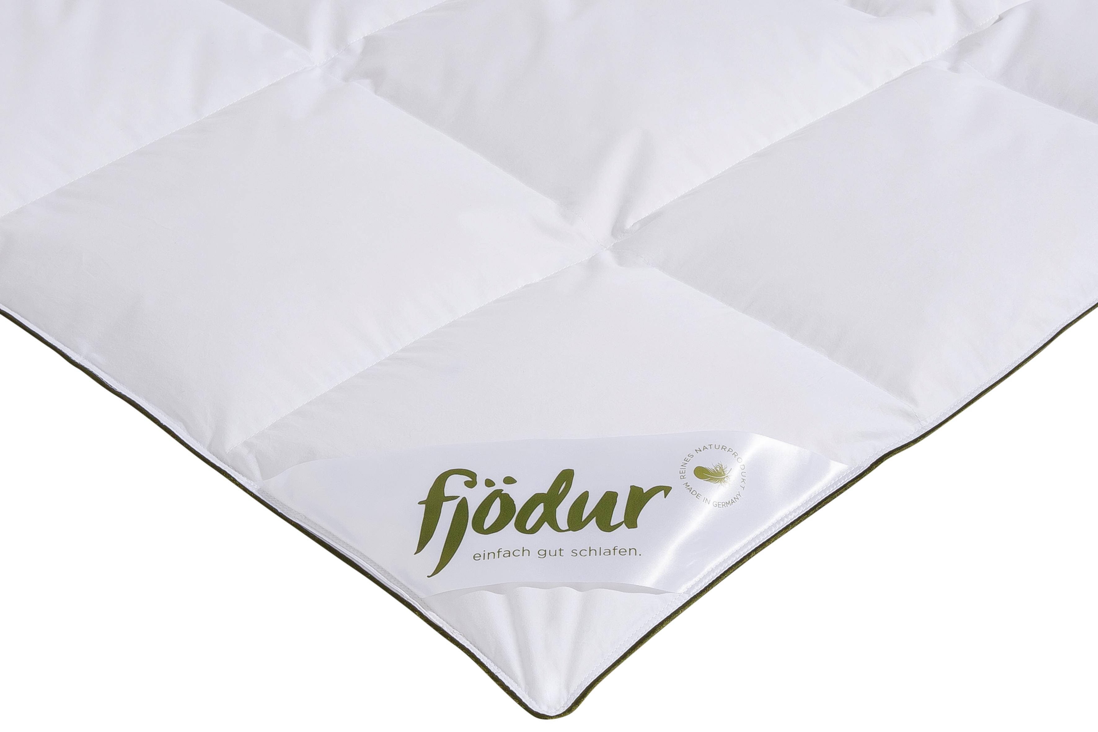 Thumbnail - fjödur Gänsedaunenbettdecke "Franzisk, Bettdecken für Sommer oder Winter, Decke" normal Füllung 100Gaensedaunen 1 Stk. t...