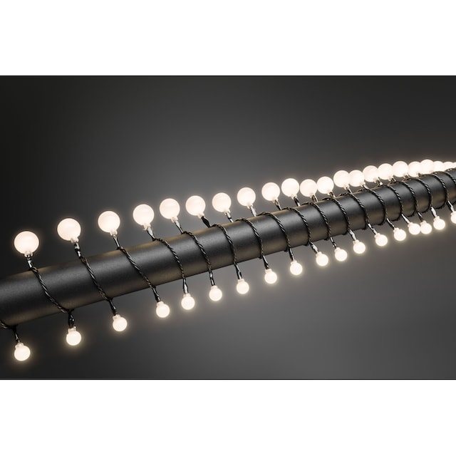 KONSTSMIDE LED-Lichterkette »Weihnachtsdeko aussen«, 80 St.-flammig, LED  Globelichterkette, kleine & große runde Dioden, 80 Dioden bestellen | BAUR