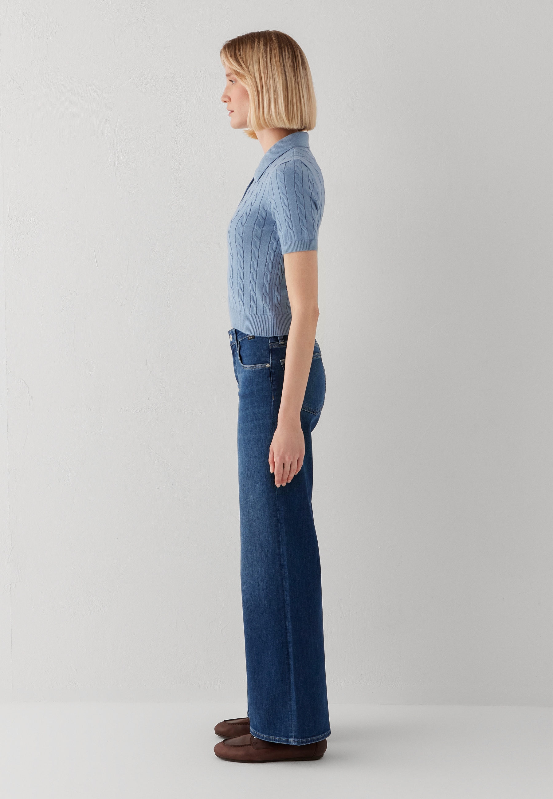 Mavi Polokragenpullover »POLO COLLAR SWEATER« Top Strick