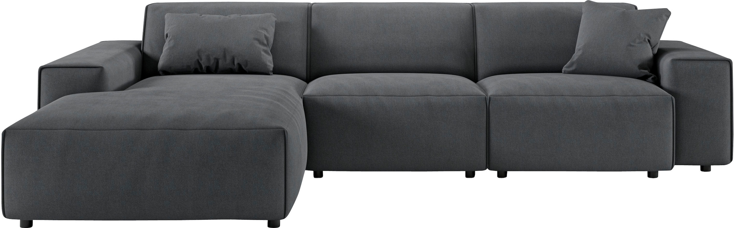andas Ecksofa »Glimminge auch in Breitcord, Feincord, Bouclé + Easy care-Bezug«, L-Form, Breite 294, Zierkissen