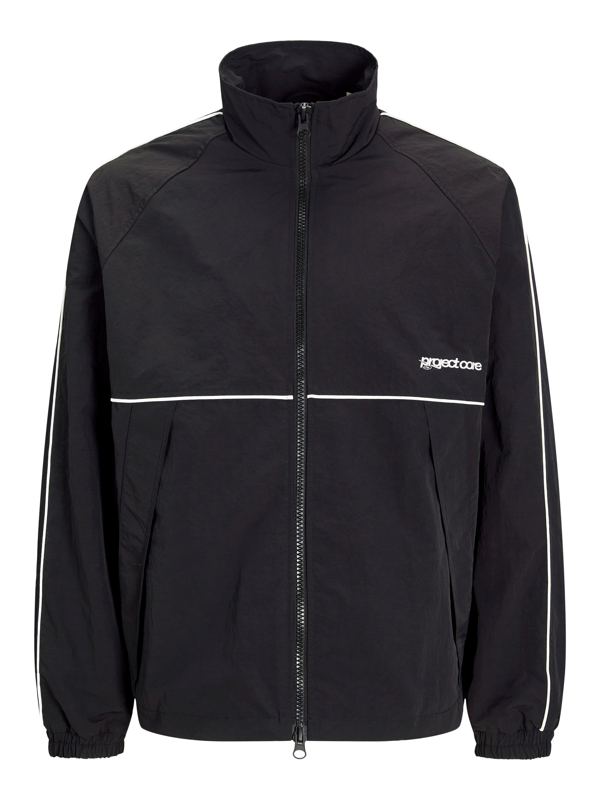 Jack & Jones Outdoorjacke »JCOUNION TRACK JACKET SN«, ohne Kapuze, Mit stylischem Print