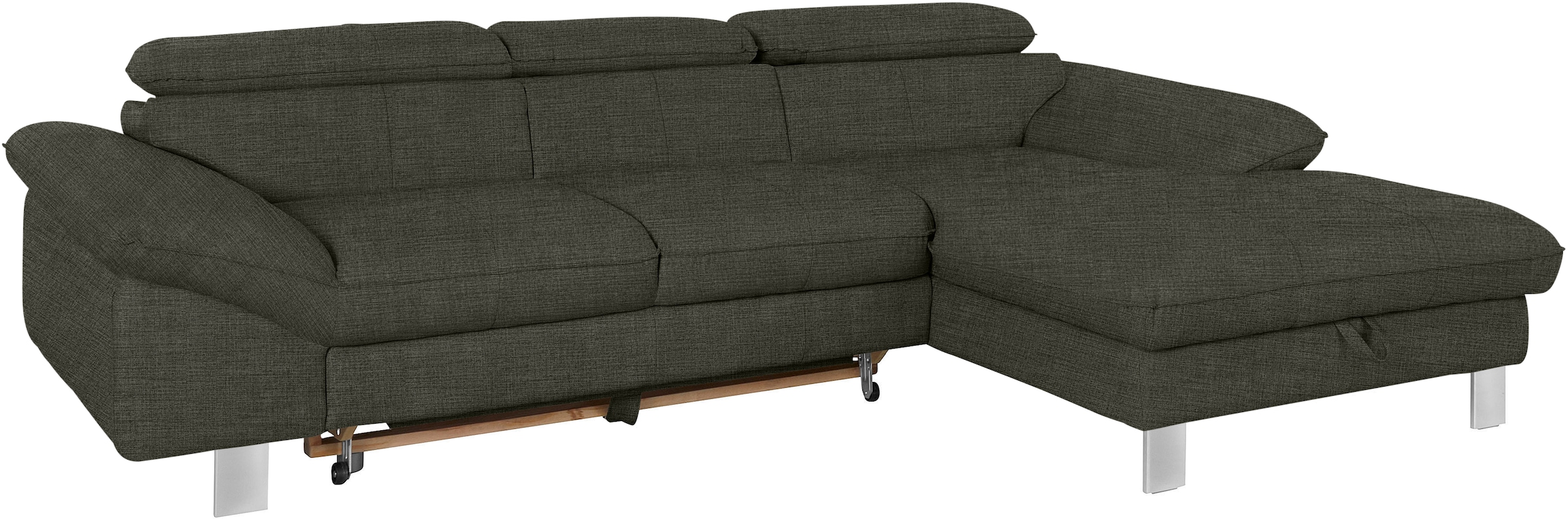 Thumbnail - COTTA Ecksofa Driver, mit Kopfteilverstellung, wahlweise mit Bettfunktion
