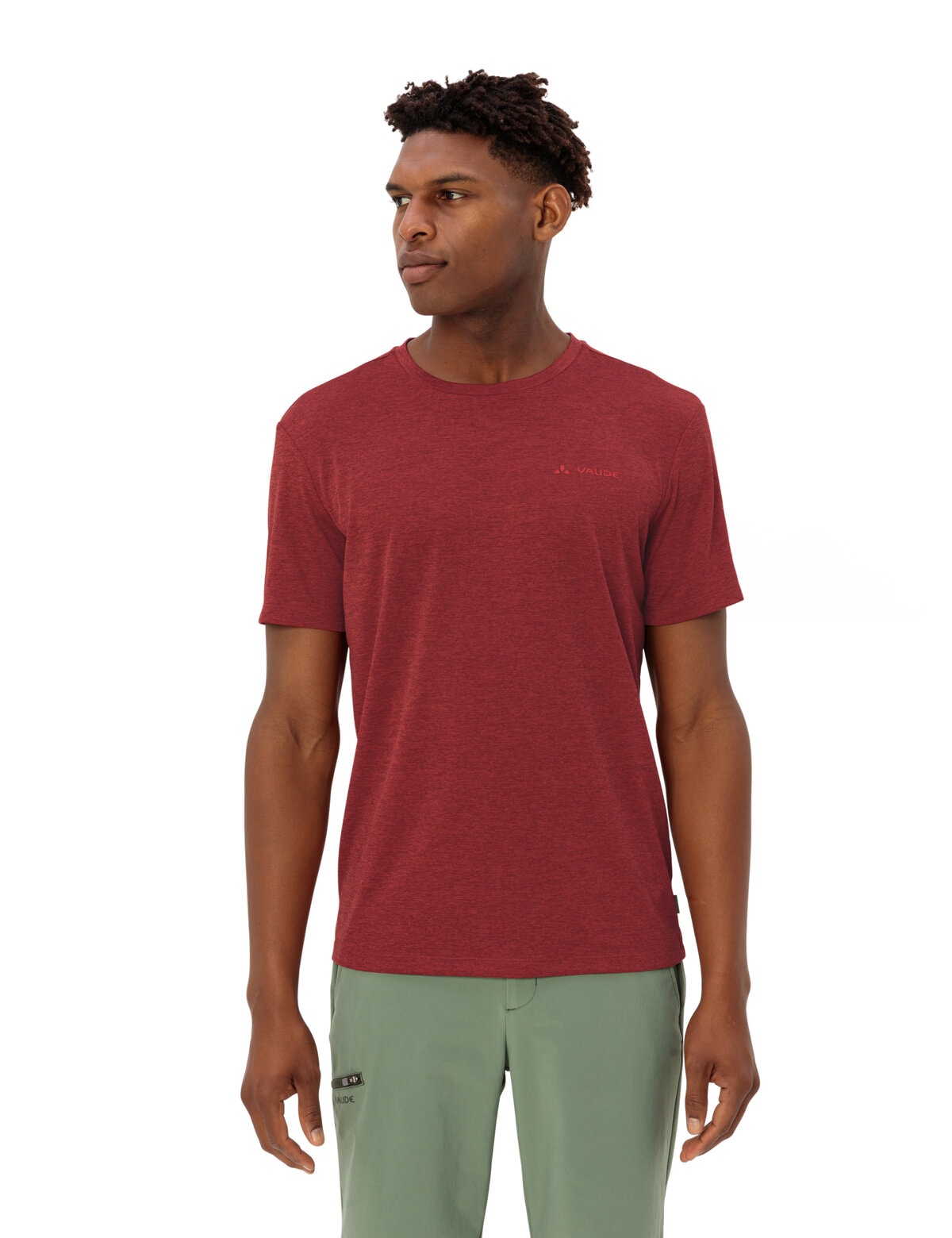 VAUDE Funktionsshirt "Mens Essential T-Shirt" mit Rundhalsausschnitt, unifarben, schnell trocknend, atmungsaktiv