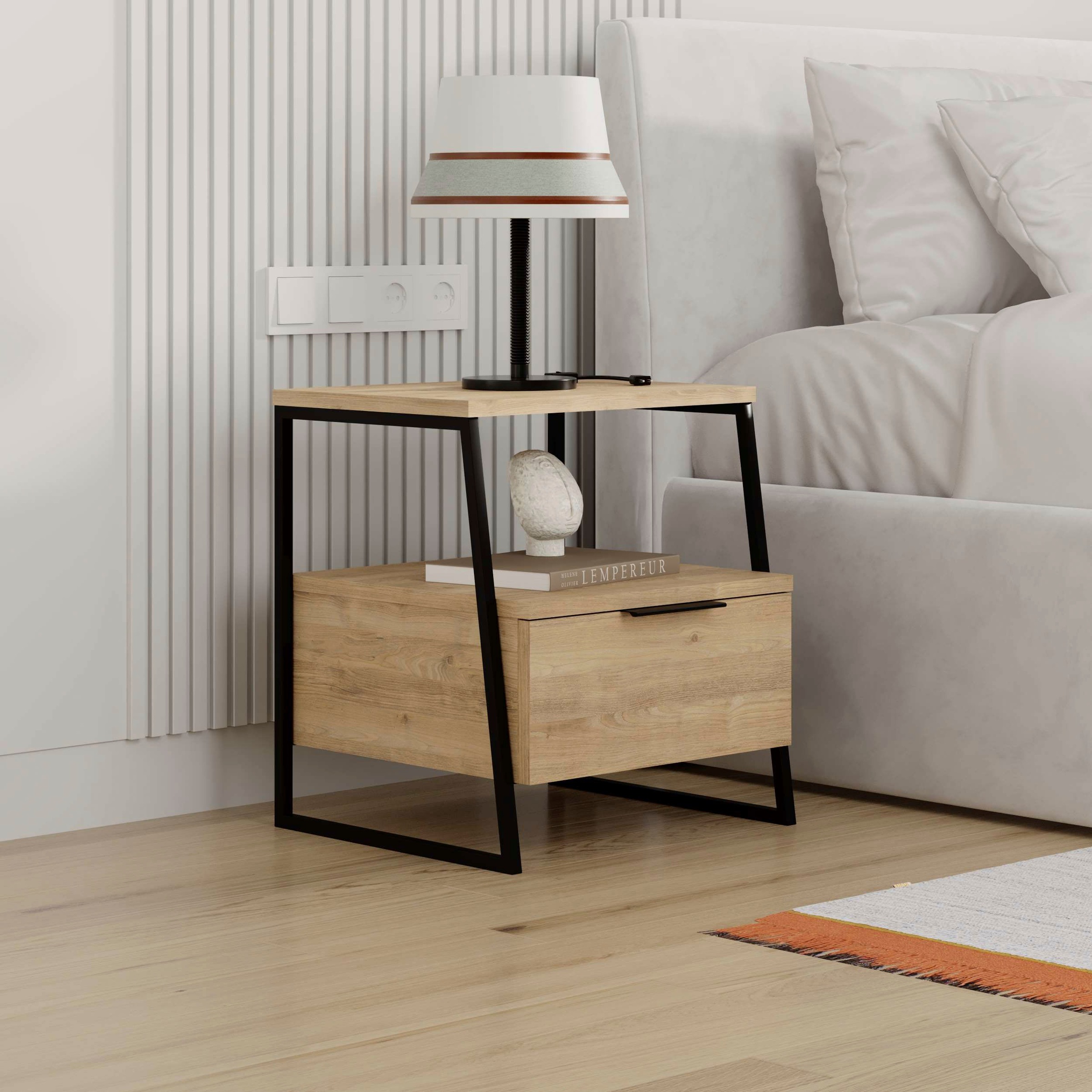 Decortie Nachttisch "PAL NACHTTISCH", (Packung, 1 St.), Leichte Montage, La günstig online kaufen