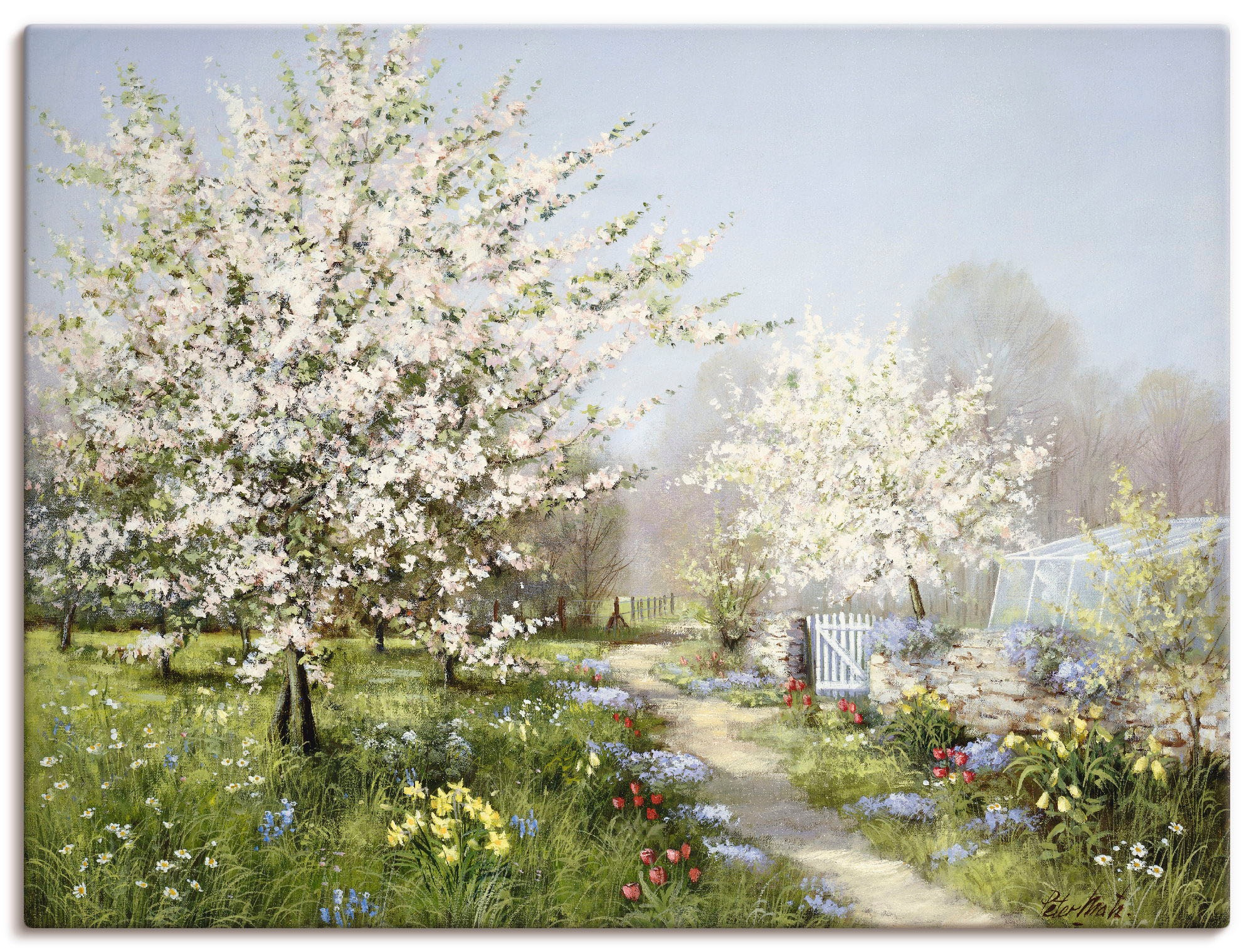 Wandaufkleber Poster BAUR (1 in bestellen Wiesen & als Artland Bäume, Wandbild »Frühlingsblüten«, Leinwandbild, St.), versch. oder Größen |