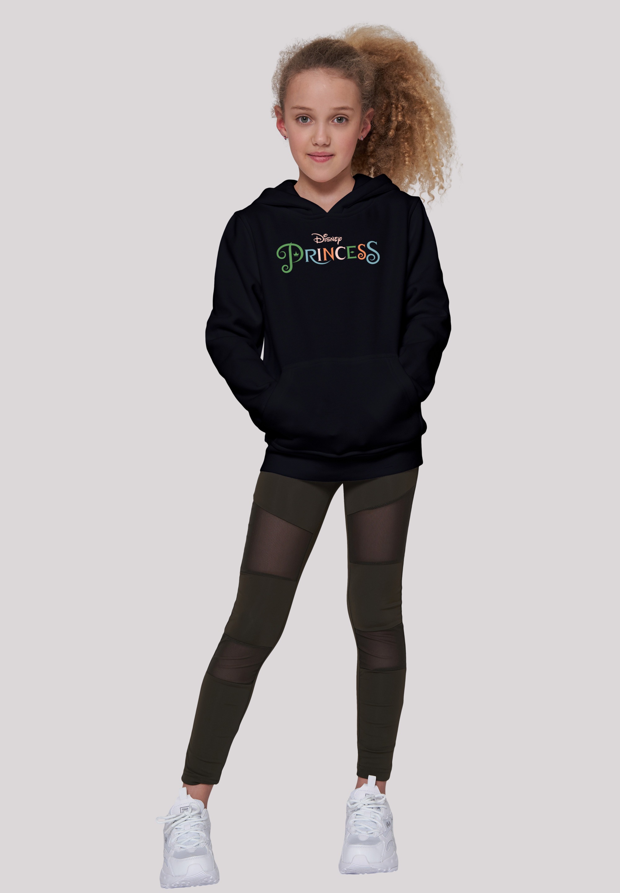 F4NT4STIC Kapuzenpullover »Disney Disney Logo Prinzessin«, Print