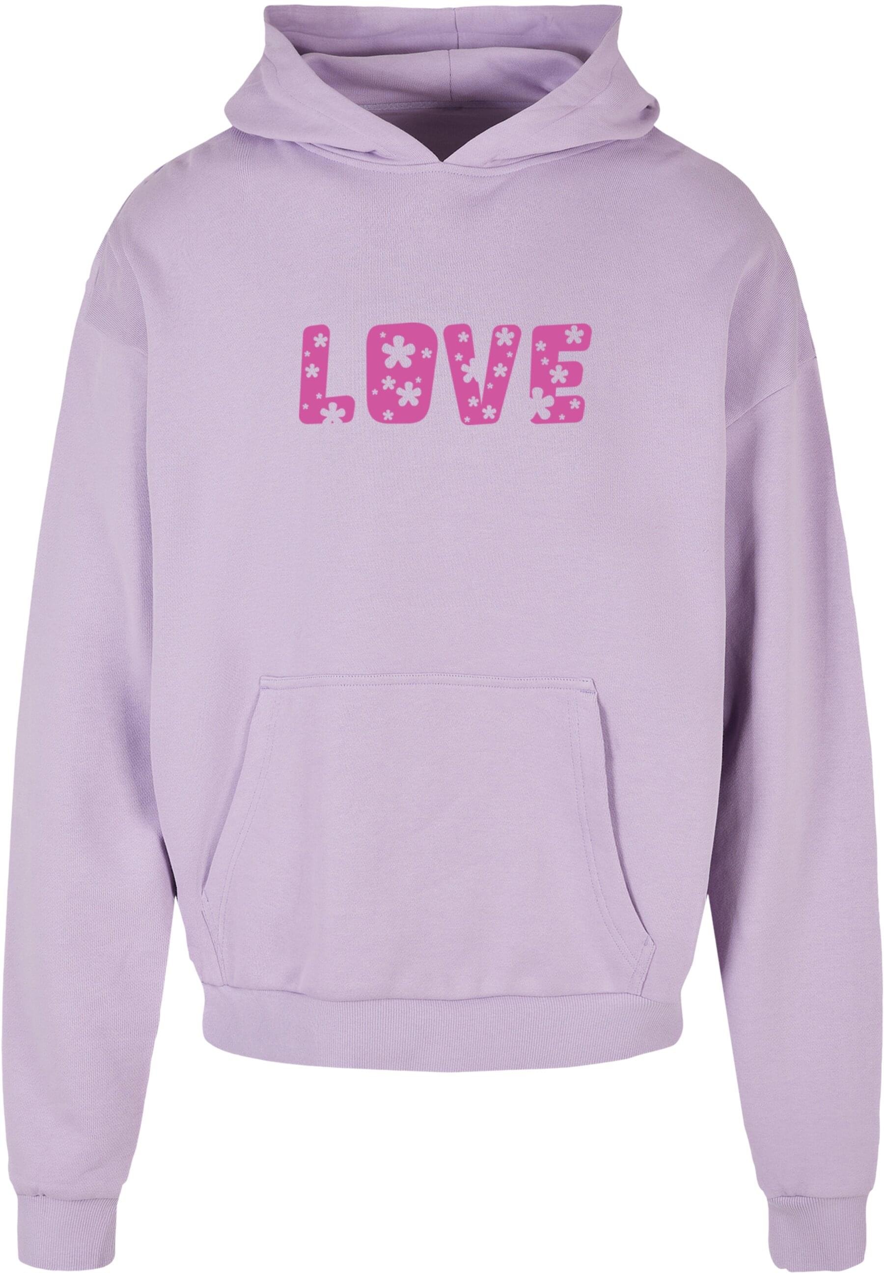 Merchcode Kapuzensweatshirt "Merchcode Herren Valentines Day - Flowers Love Ultra Heavy Hoody"