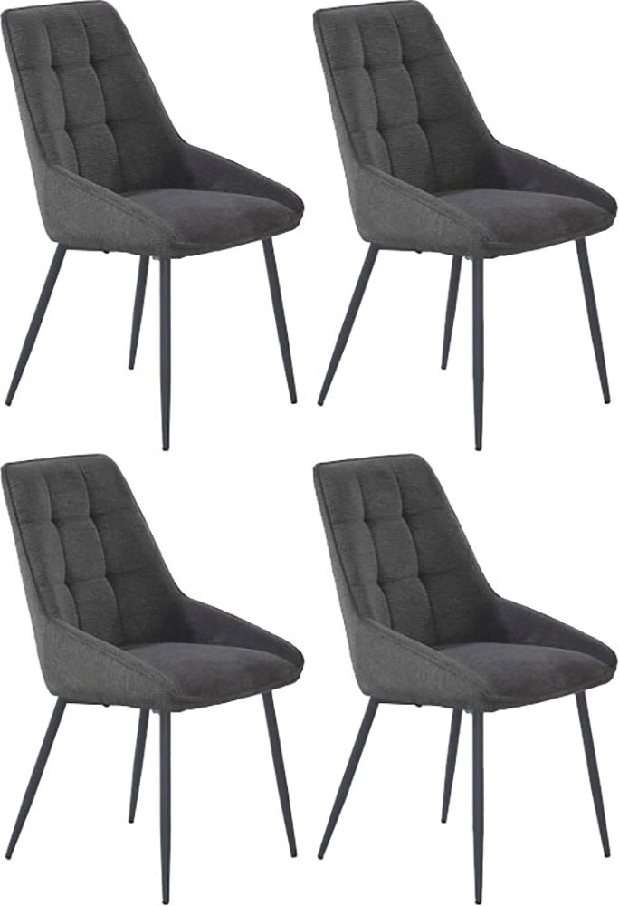 Jockenhöfer Gruppe Esszimmerstuhl "ROGER" (Set) 4 Stk. Webstoff 4-Fuss Stuh günstig online kaufen