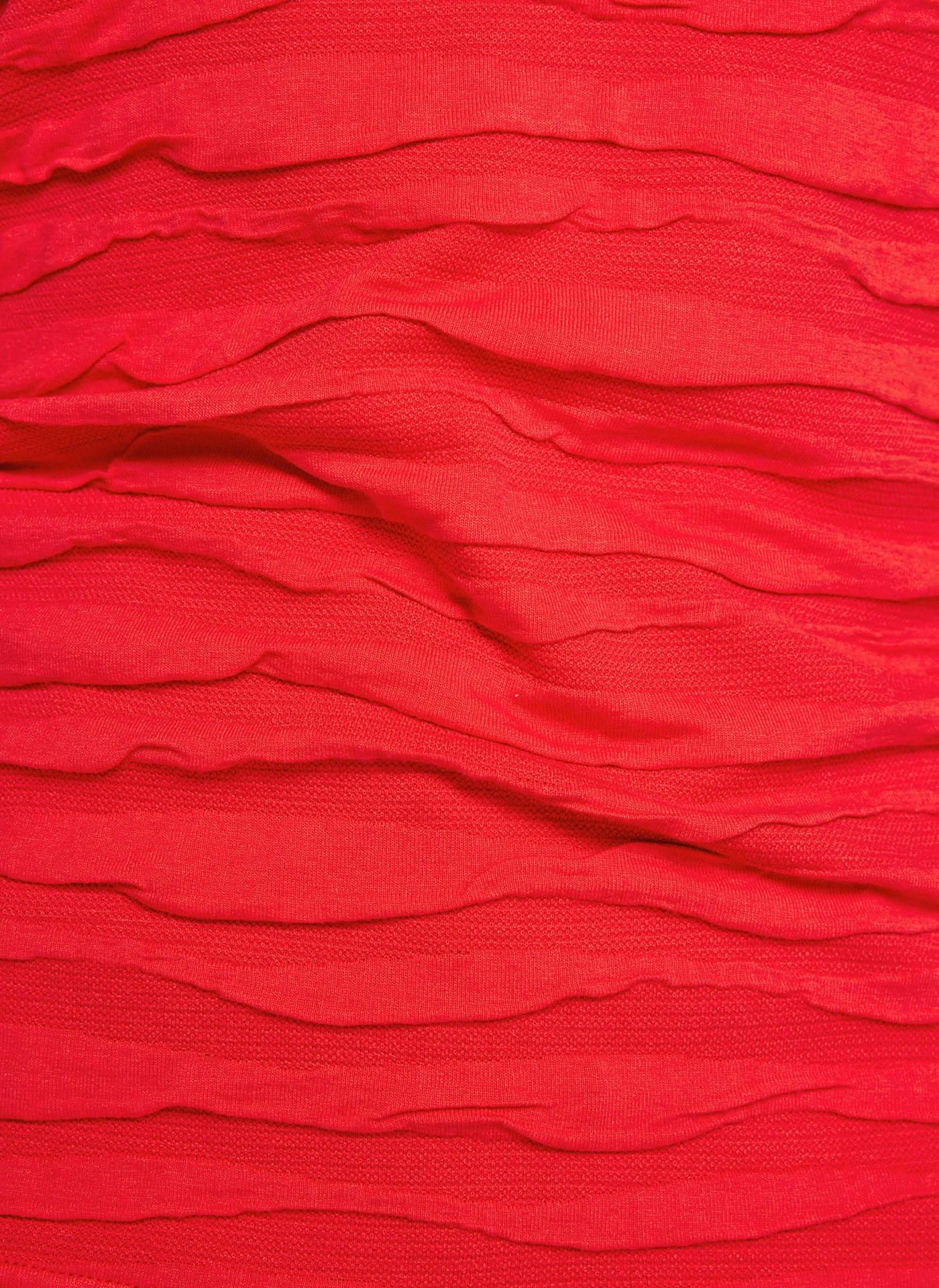 Rabe Rundhalsshirt, im Crinkle-Look