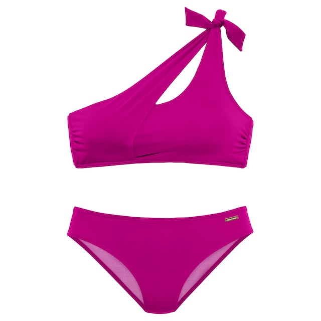 Bruno Banani Bustier-Bikini, mit asymmetrischem Schnitt bestellen | BAUR