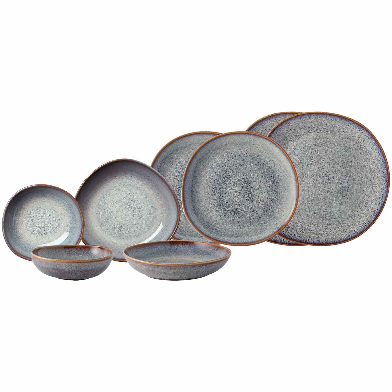 like. by Villeroy & Boch "Einsteiger-Set Lave 8er Set" Spülmaschinengeeignet, Mikrowellenfest