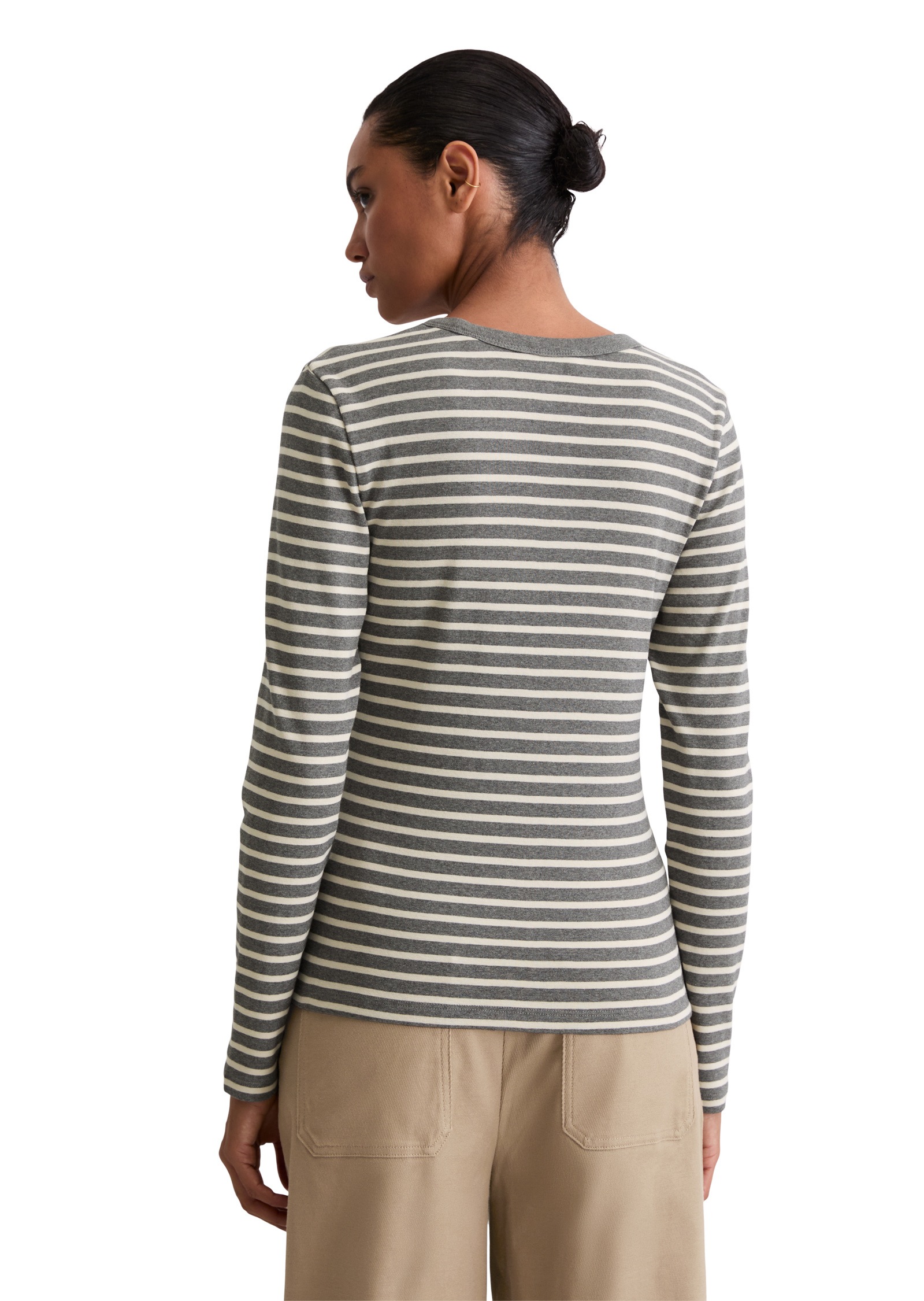 Marc O'Polo Langarmshirt »aus reiner Bio-Baumwolle«