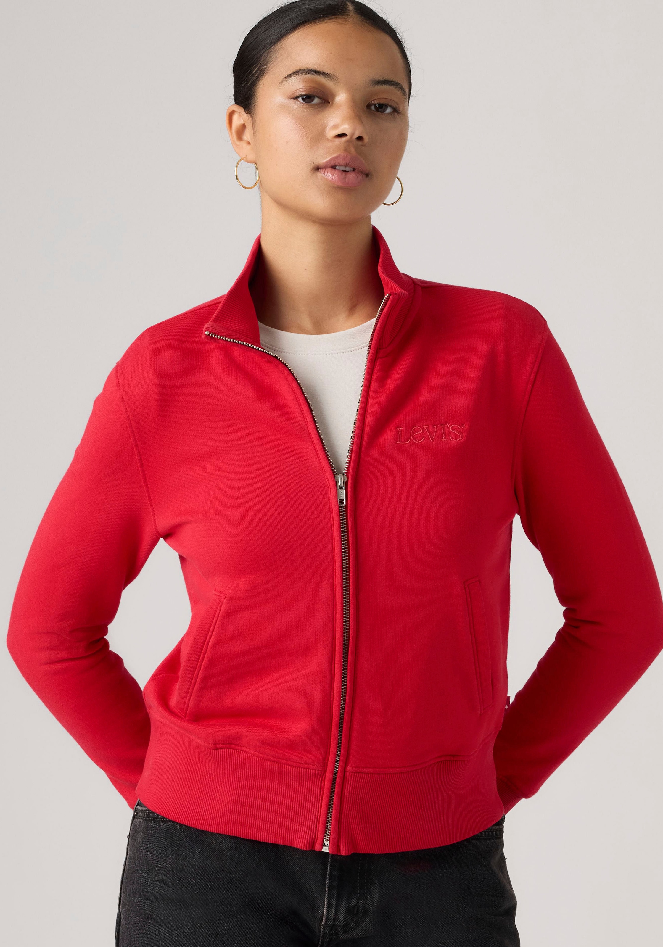 Levi's® Sweatjacke »GR SLIM FIT FULL ZIP« Taille bedeckend, schmale Passform