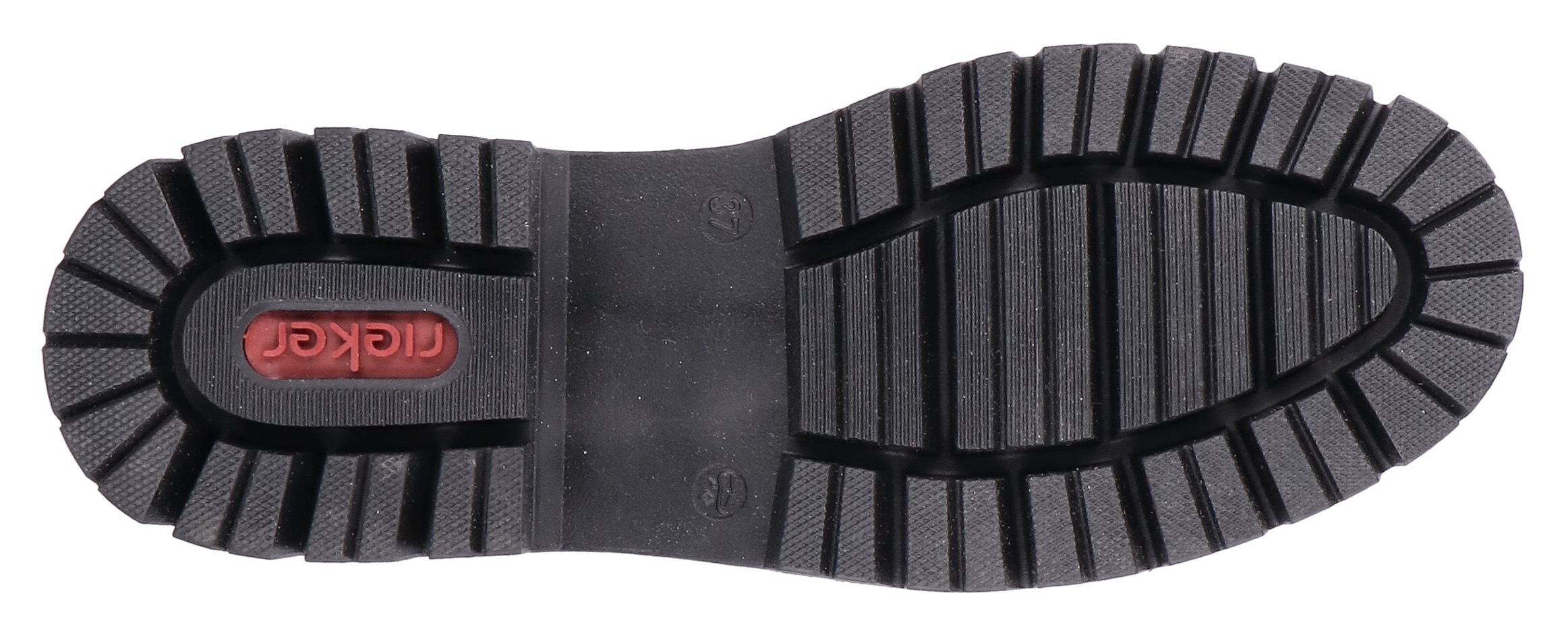 Rieker Winterstiefel, Langschaftstiefel, Plateaustiefel mit Stretch am Schaft, TEX-Membrane