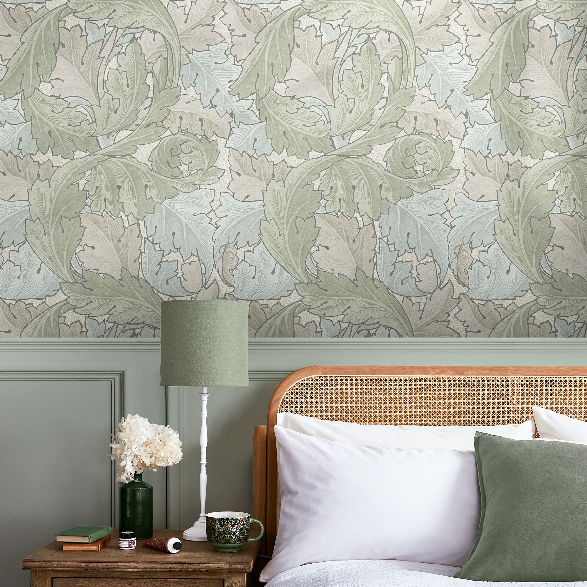 WILLIAM MORRIS AT HOME Vliestapete "Acanthus" Retro texturiert Design Tapeten