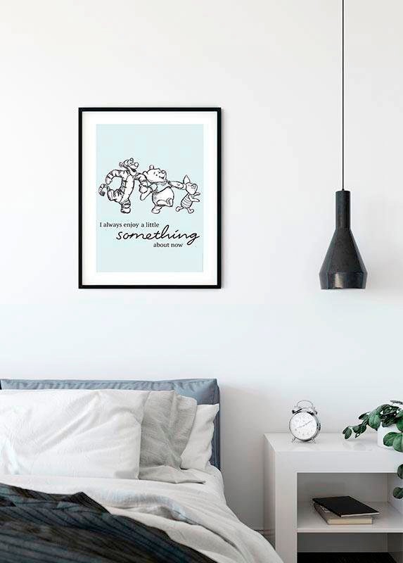 Komar Bild »Winnie the Pooh Little Something«, Disney, (1 St.), Wandbild zur Dekoration im Kinderzimmer - ohne Rahmen
