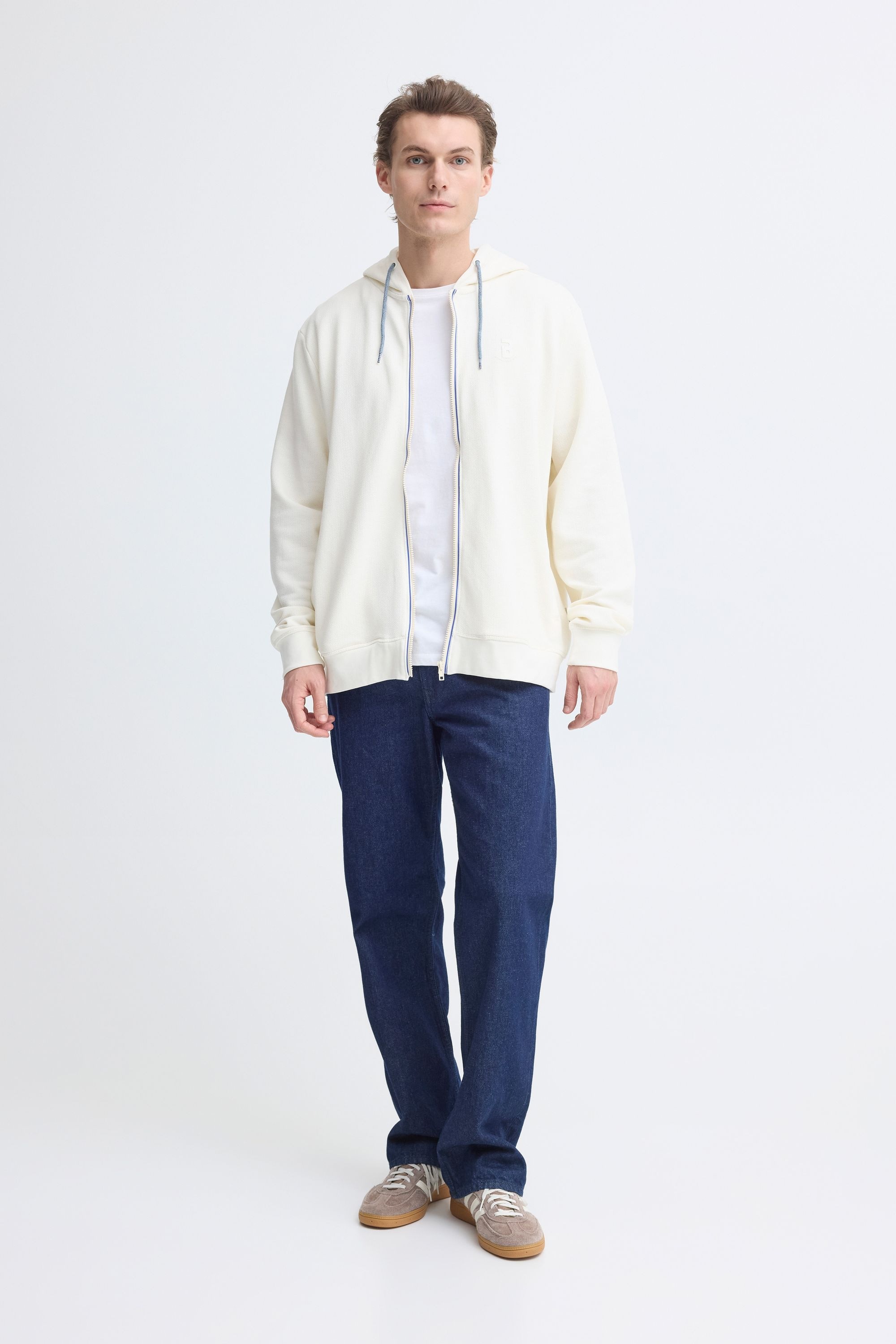 Thumbnail - Blend Kapuzenpullover "BHJuma" Moderne Kapuzensweatjacke mit kontrastfarbenem Reißverschluss