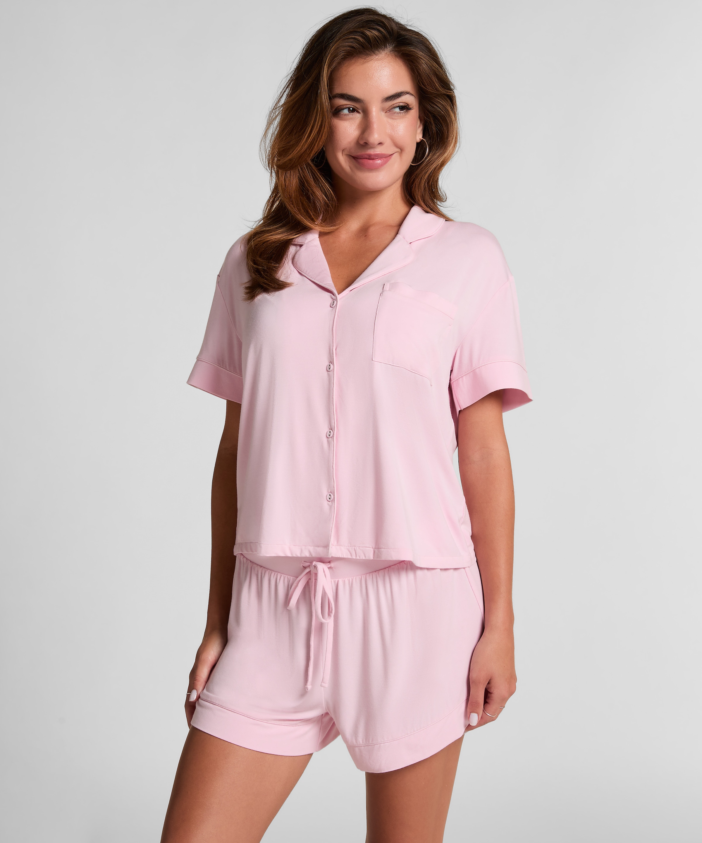 Hunkemöller Pyjama »Essential Jersey Short-Sleeved Jacket«