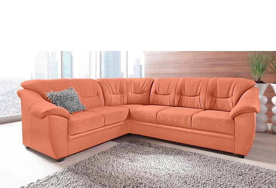 sit&more Ecksofa "Savona L-Form", wahlweise mit Bettfunktion, inklusive Fed günstig online kaufen