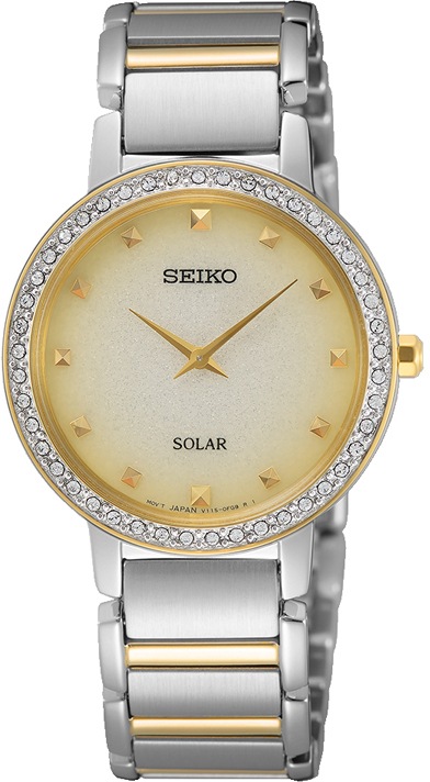 Seiko Solaruhr »SUP448P1«, Armbanduhr, Damenuhr