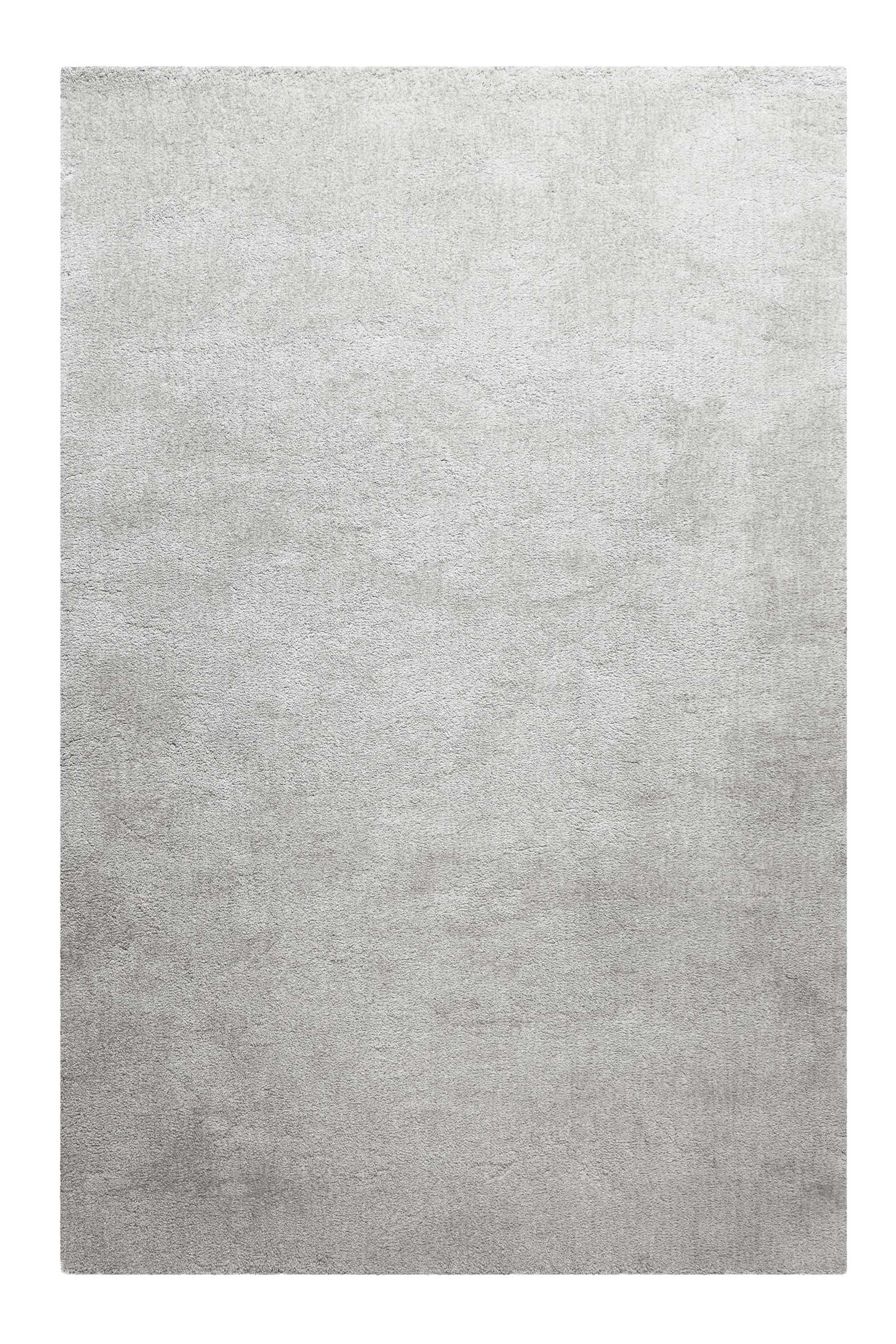 Teppich Hellgrau Hochflor 