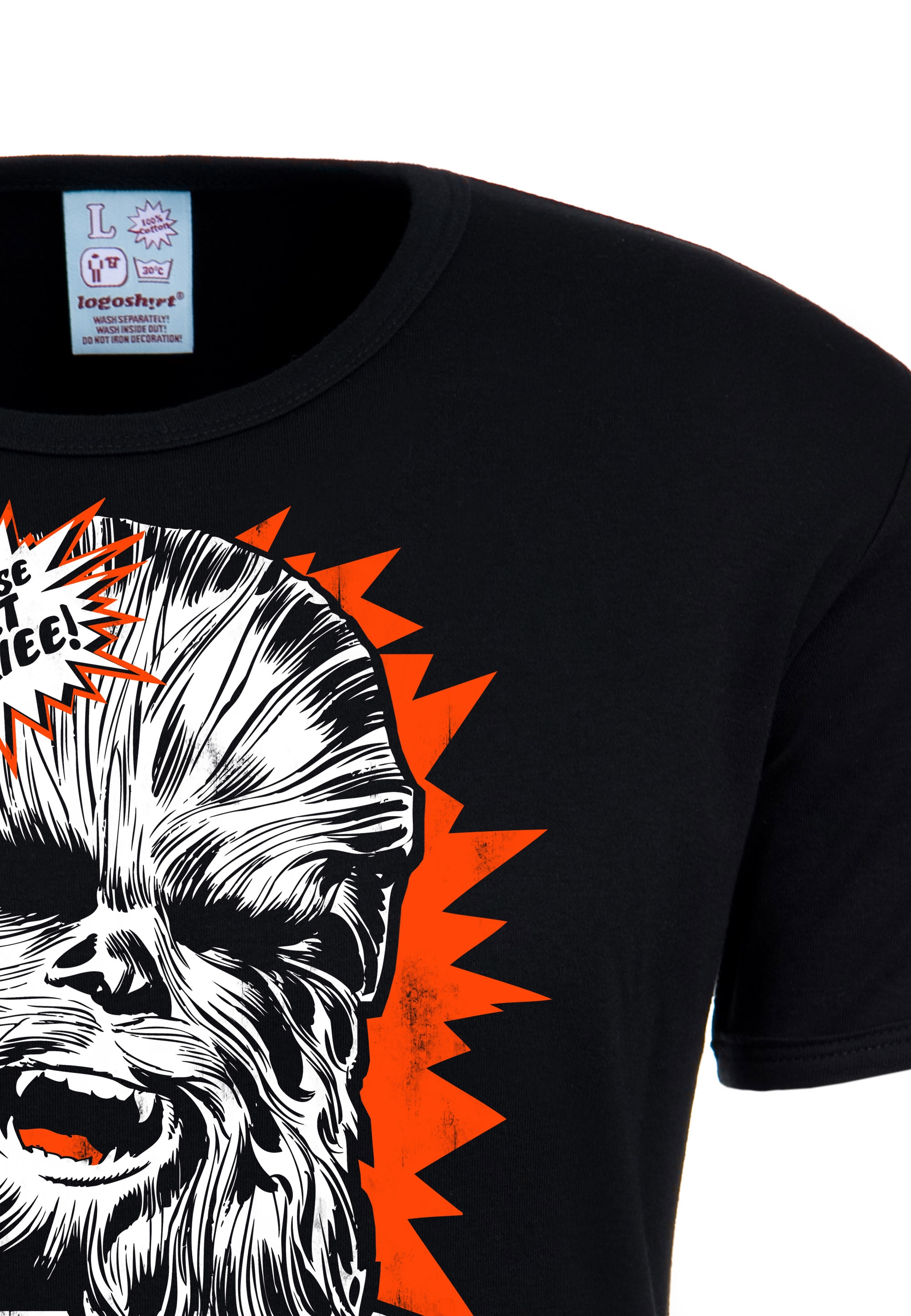 T-Shirt ▷ mit | »Chewbacca«, Wookie-Print bestellen BAUR LOGOSHIRT coolem