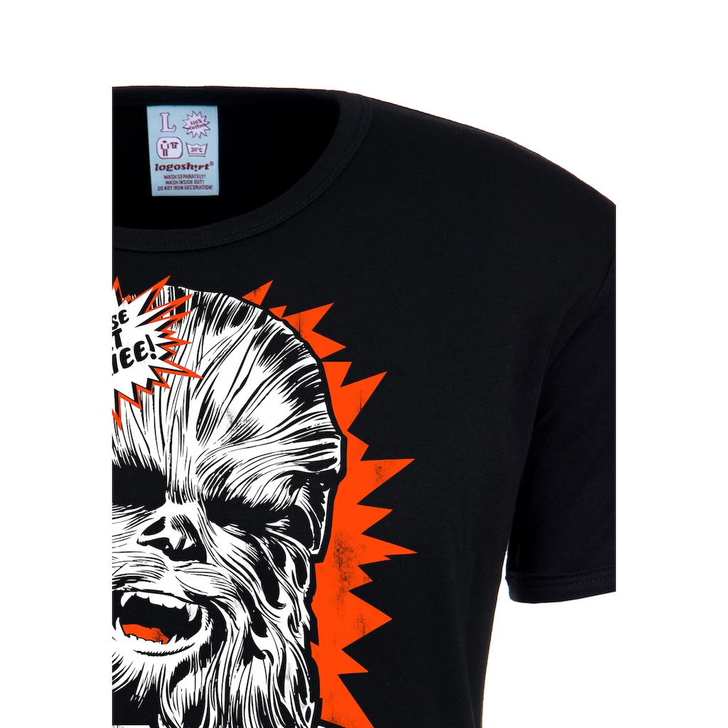 LOGOSHIRT T-Shirt »Chewbacca«, mit lizenziertem Originaldesign
