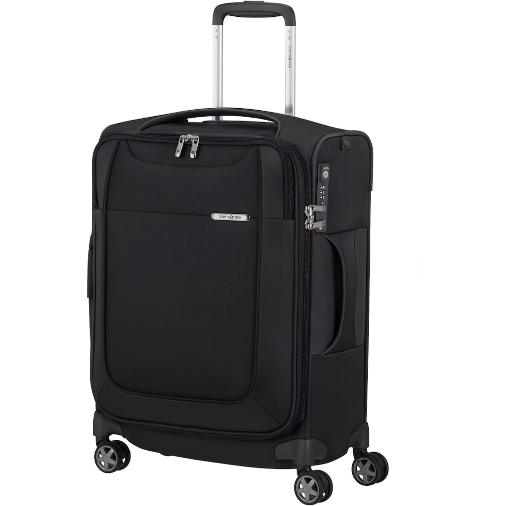 Samsonite Weichgepäck-Trolley »D'Lite, Black, 55 cm«, 4 Rollen