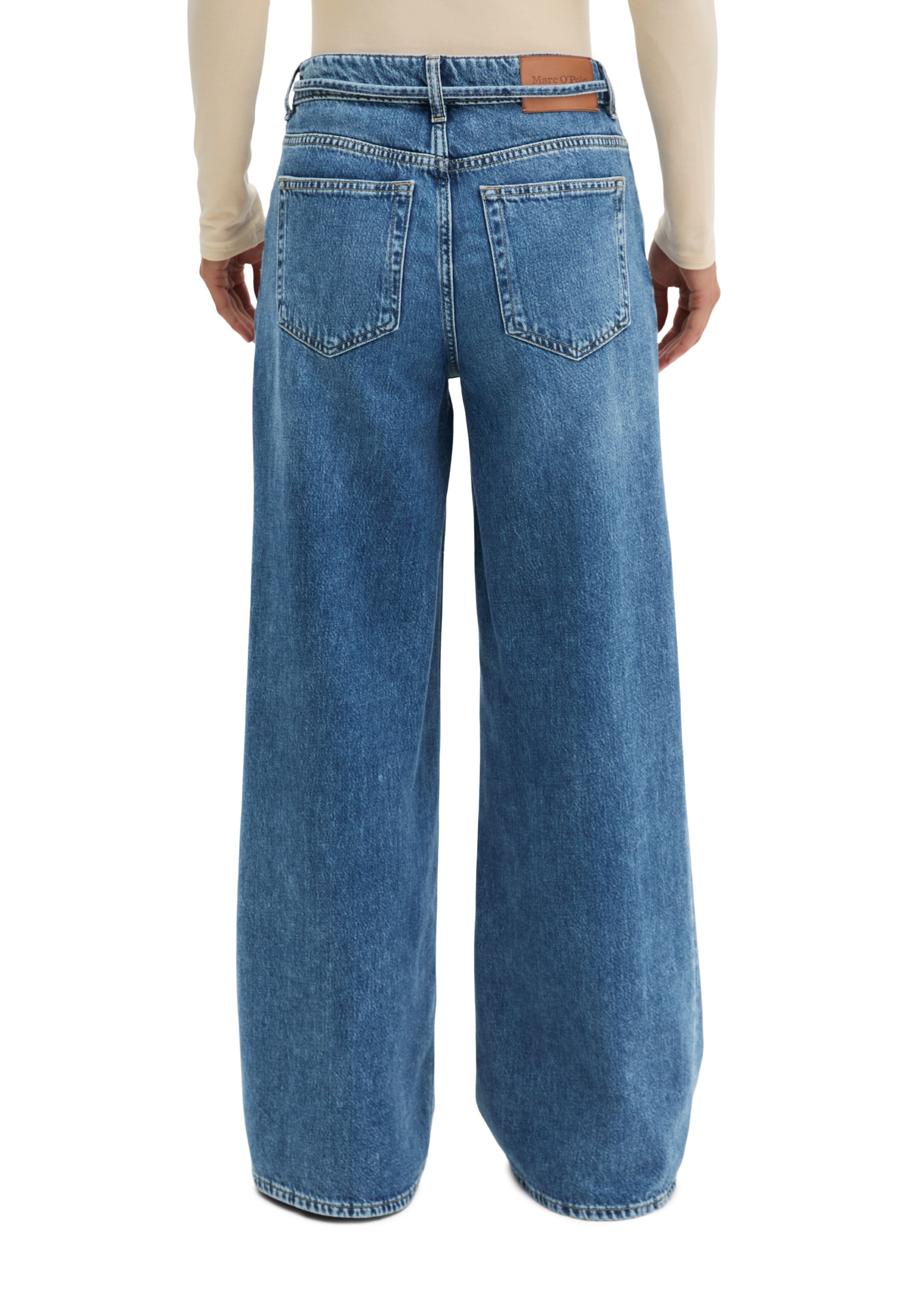 Marc O'Polo Weite Jeans »aus Rigid Denim ohne Elasthan«