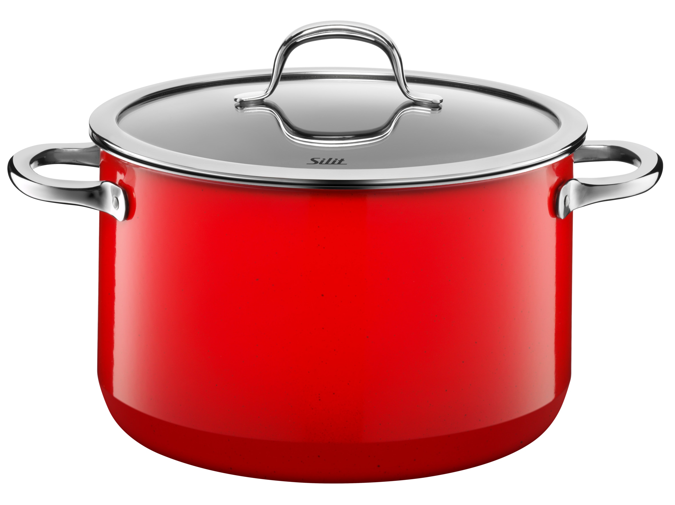 Silit Fleischtopf "Passion red, Kochtopf Induktion schneid- und kratzfest" Silargan